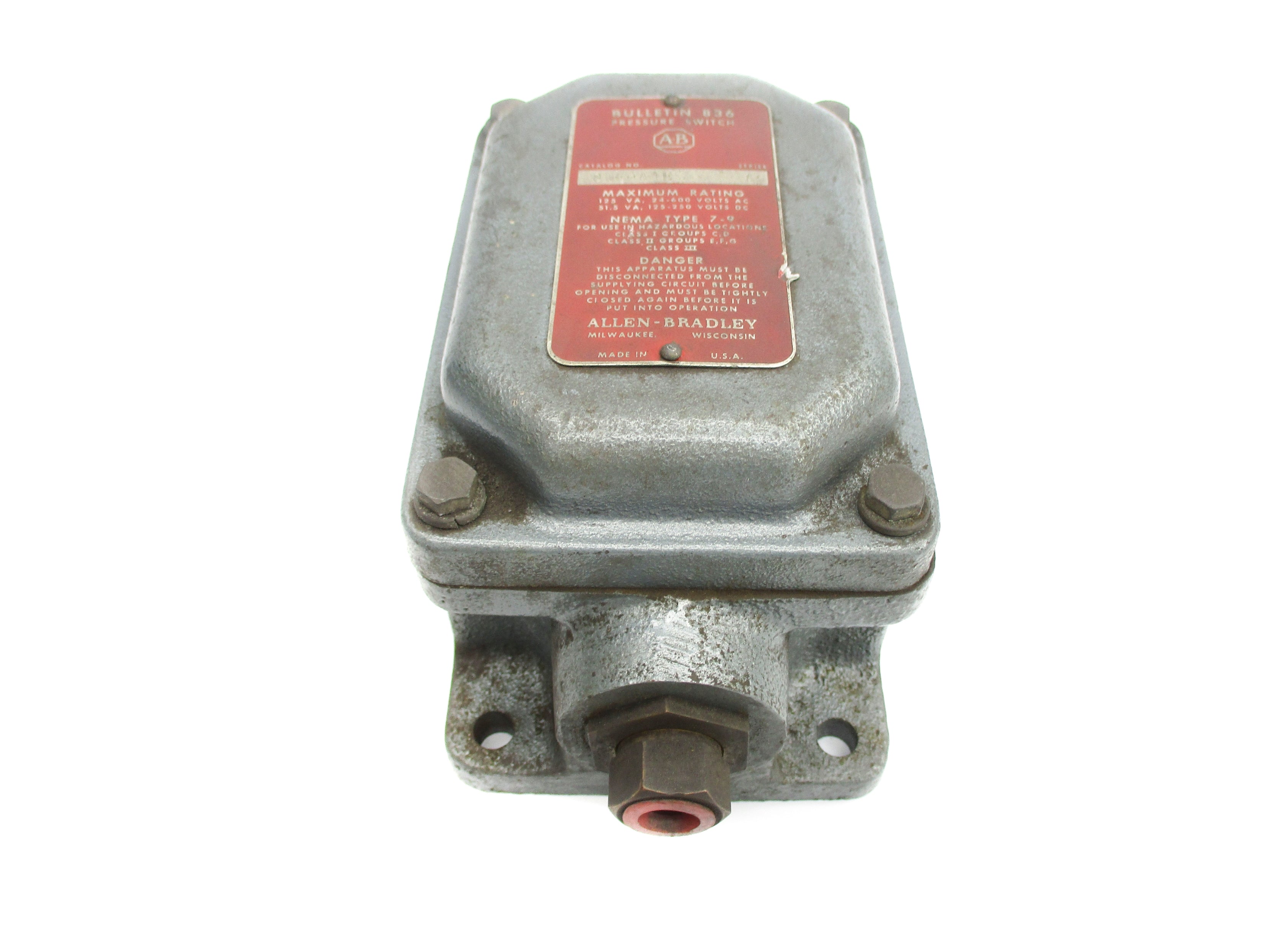 INDUSTRIAL SPARE PART 836-A1E SER. A UNMP