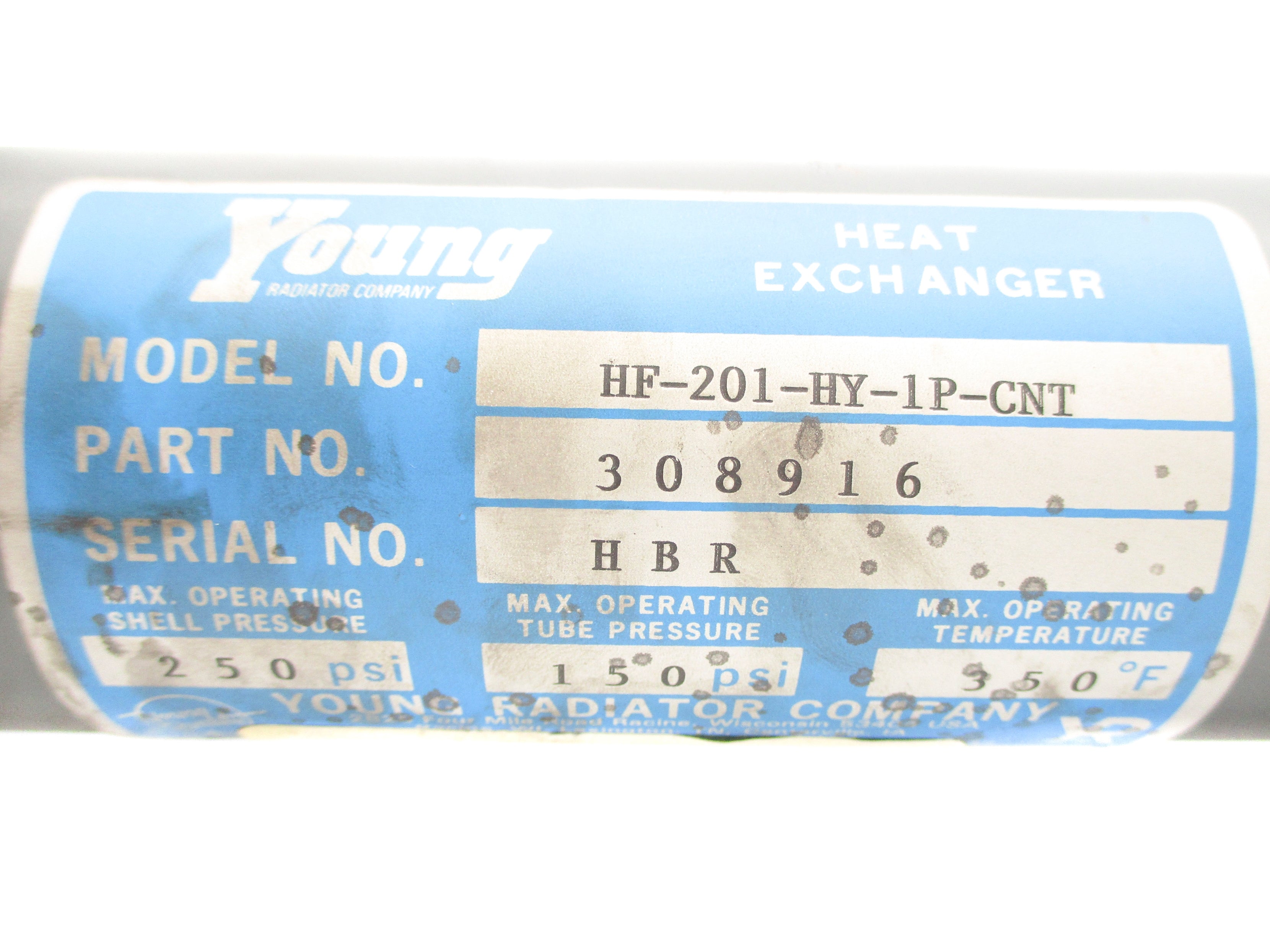 YOUNG RADIATOR HF-201-HY-1P-CNT UNMP