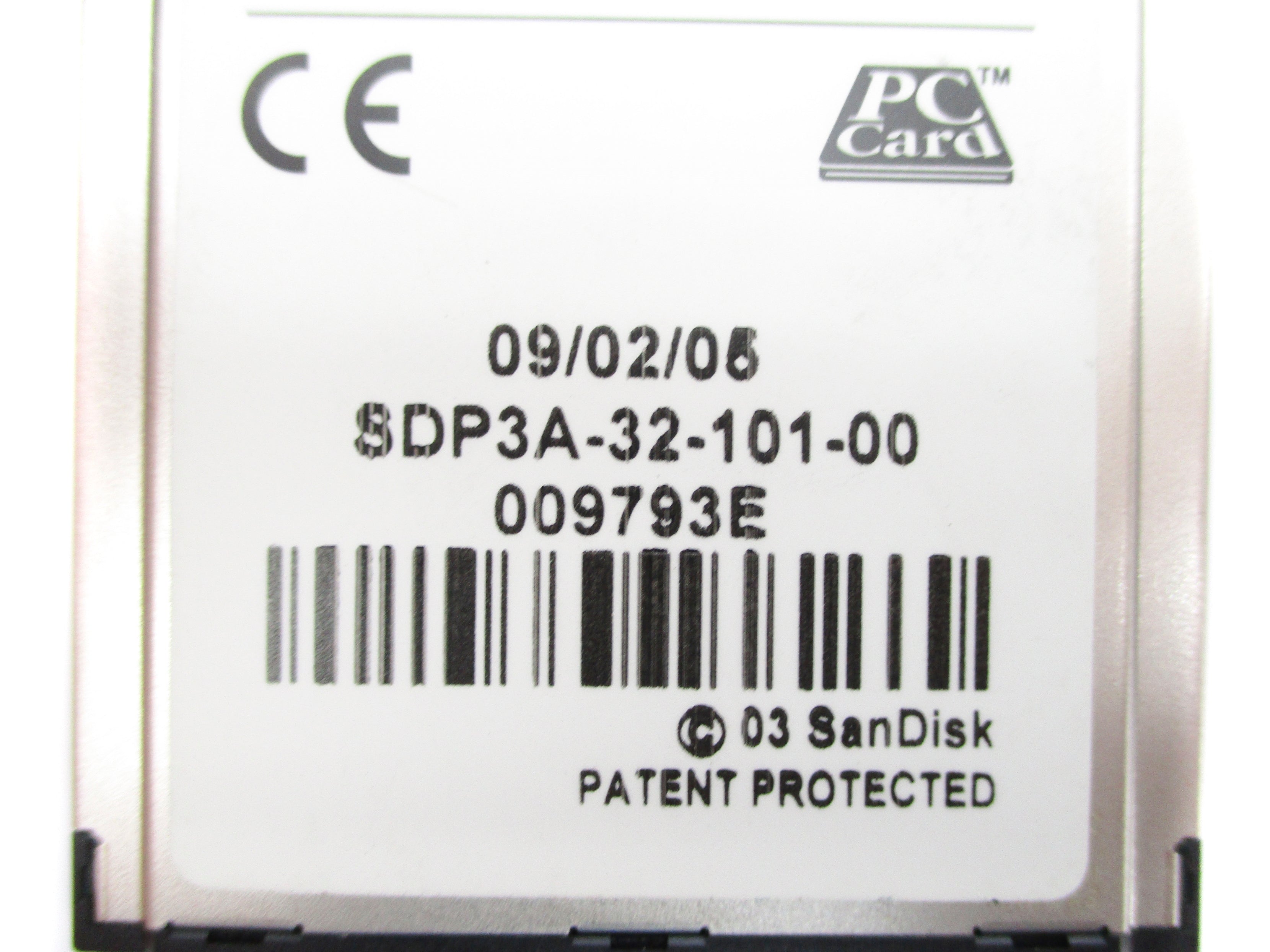 SANDISK SDP3A-32-101-00 009793E NSNP