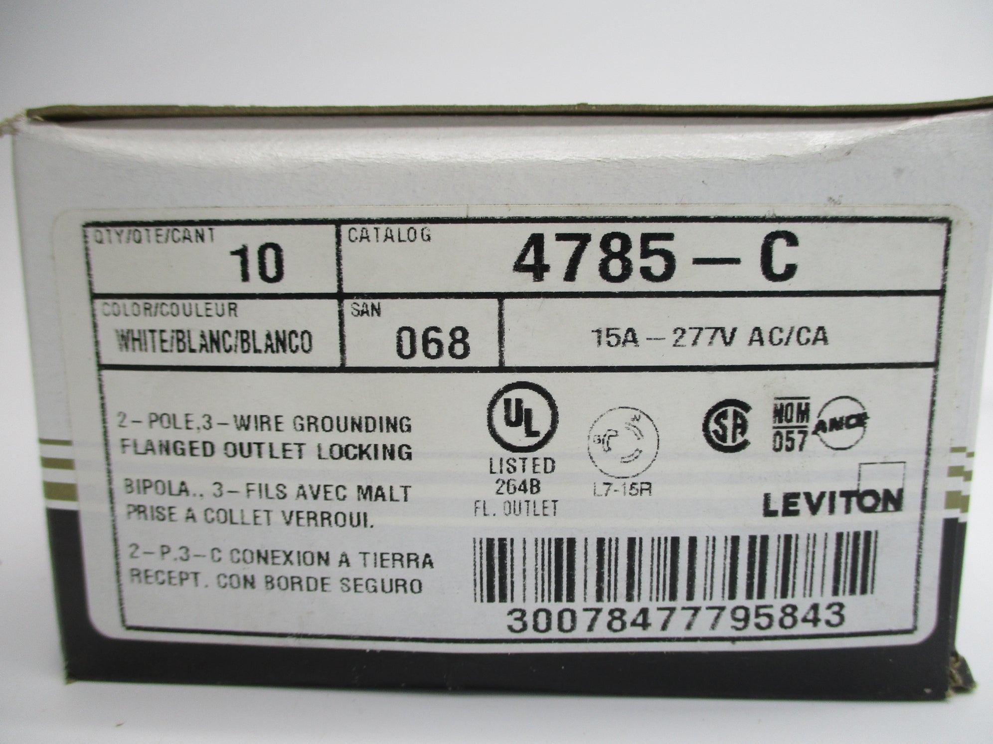 LEVITON 4785-C (PKG OF 10) NSMP