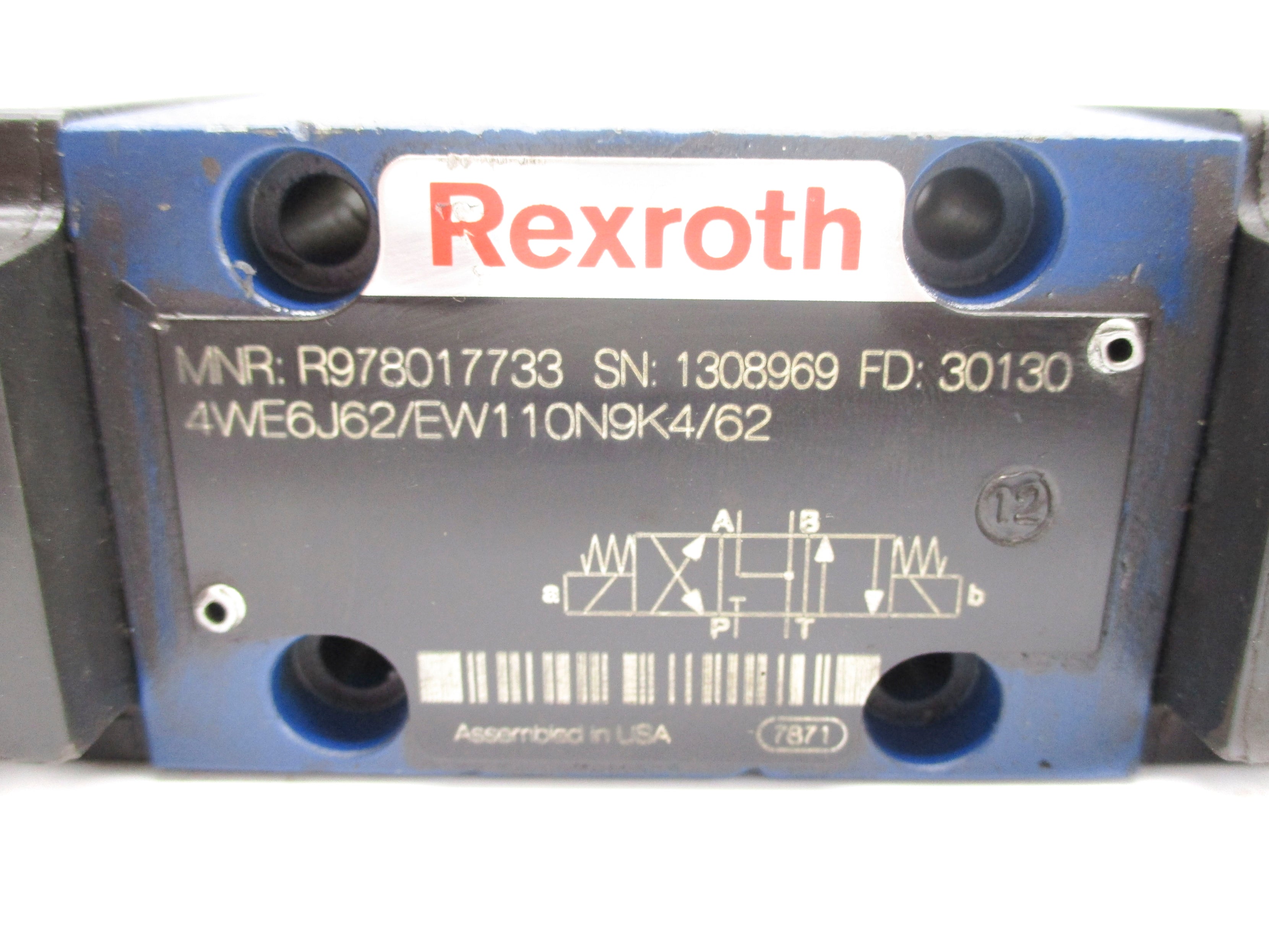 REXROTH R978017733 4WE6J62/EW110N9K4/62 UNMP