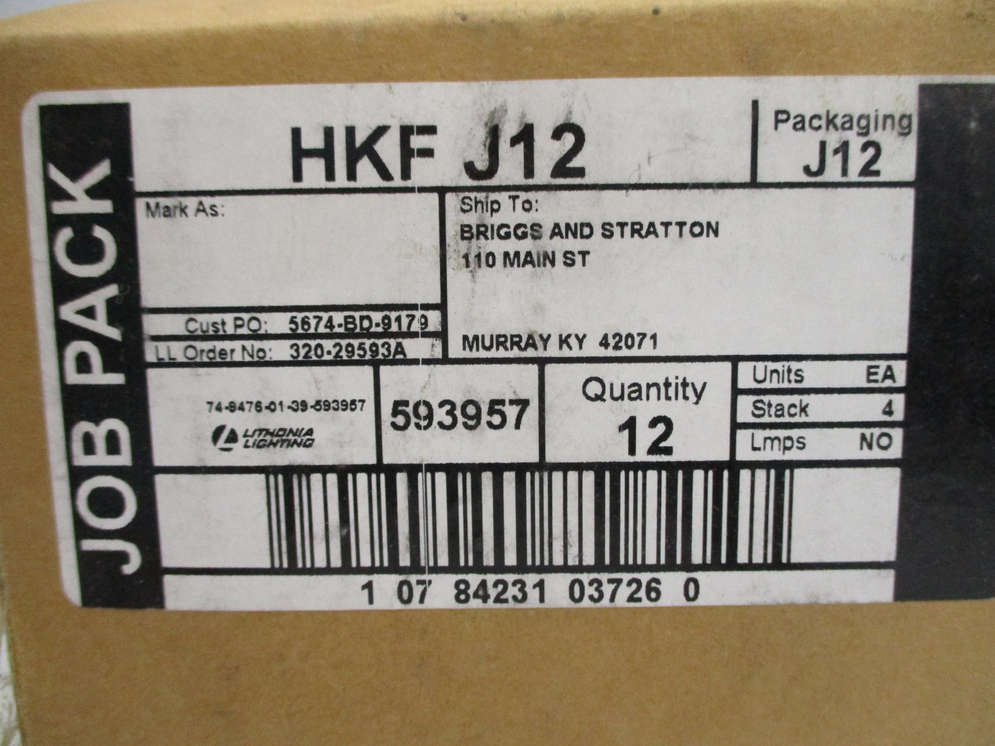 LITHONIA LIGHTING HKF-J12 (PKG OF 12) NSMP