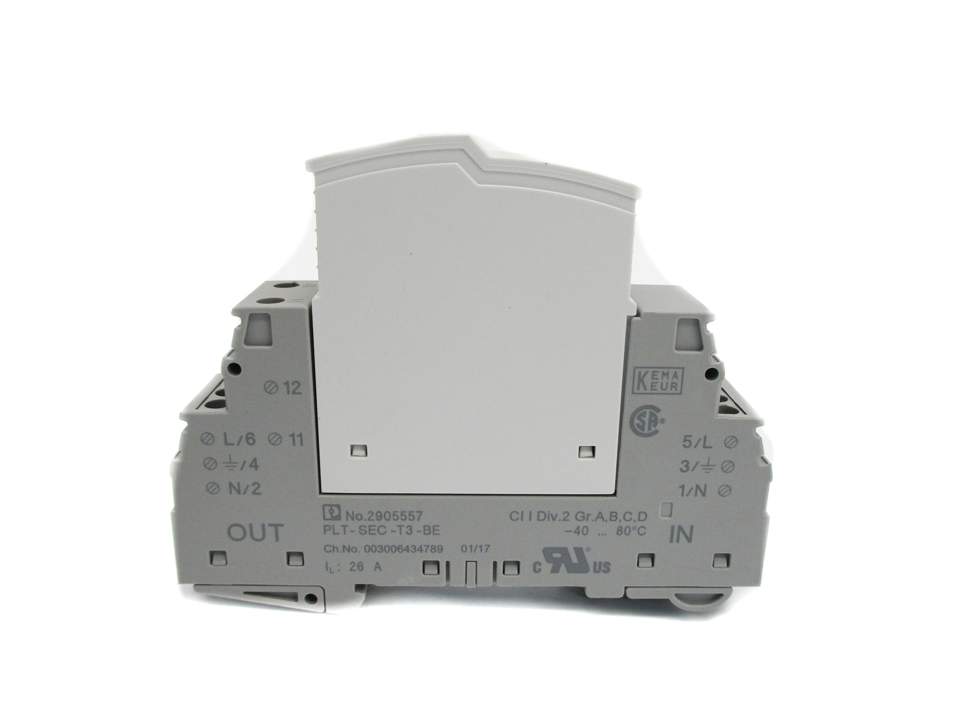 PHOENIX CONTACT PLT-SEC-T3-24-P PLT-SEC-T3-BE NUPI