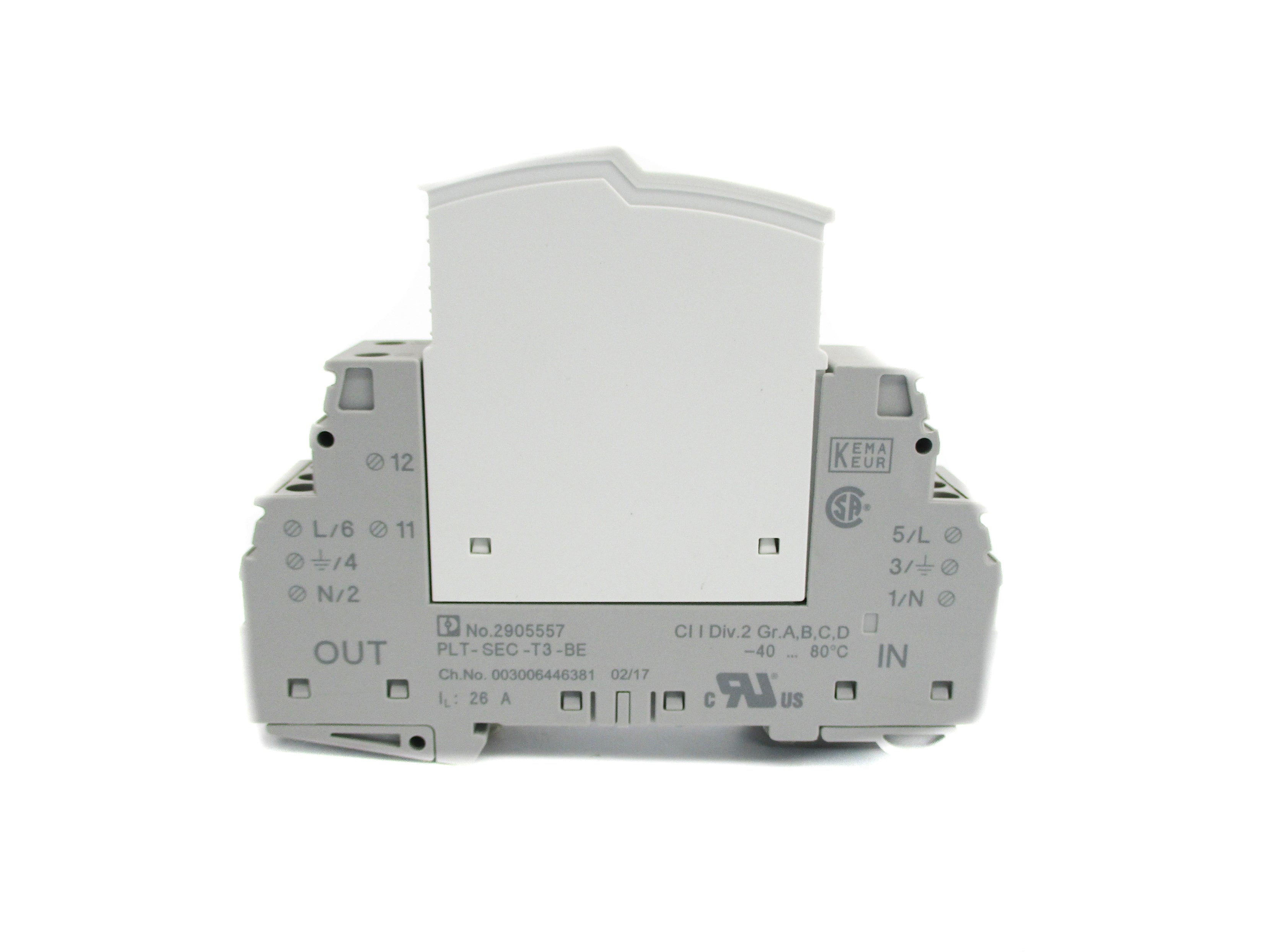 PHOENIX CONTACT PLT-SEC-T3-230-P PLT-SEC-T3-BE NUPI