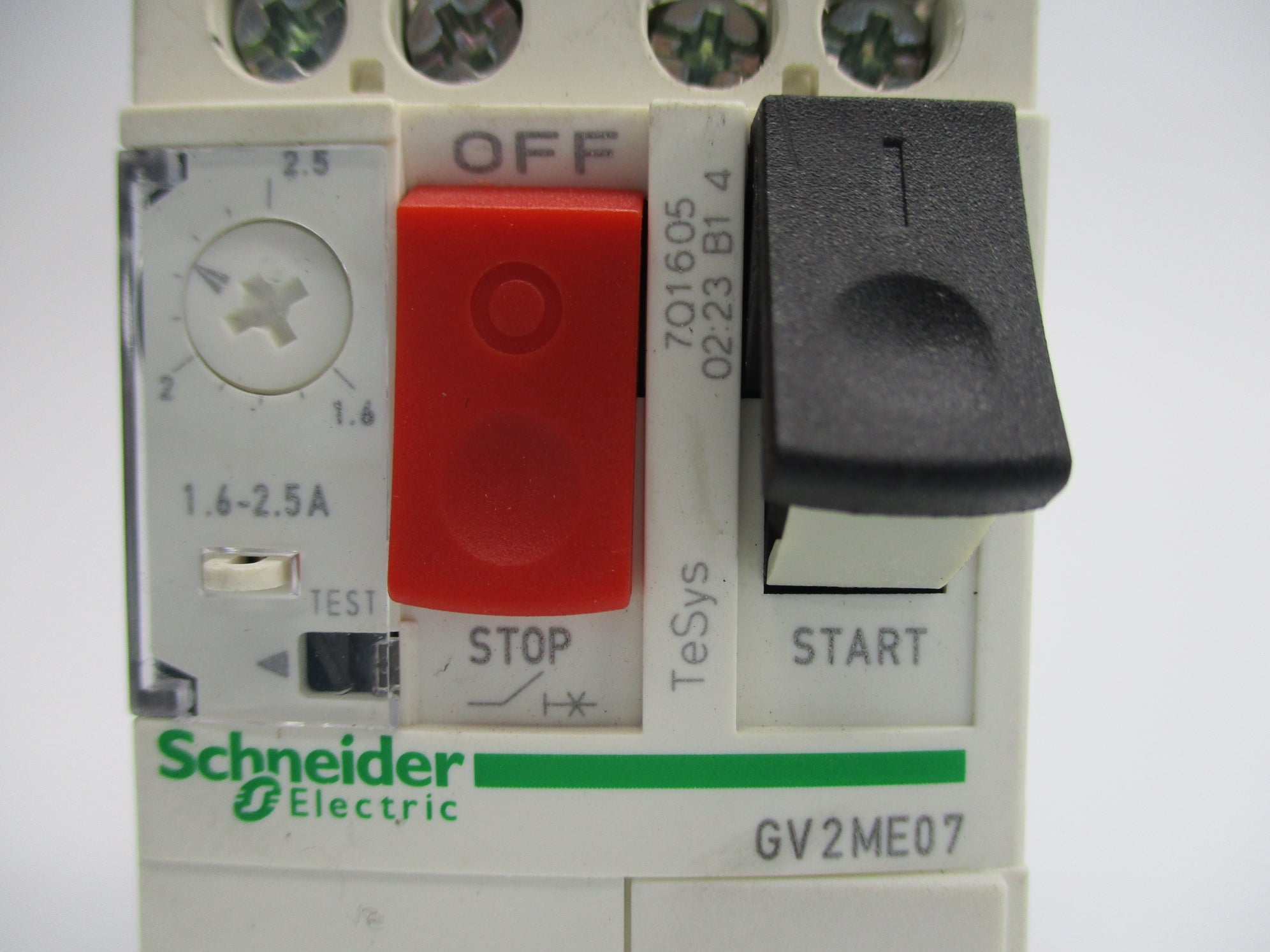 SCHNEIDER ELECTRIC GV2ME07 1.6-2.5A NUPI
