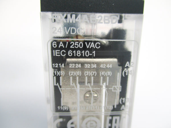 SCHNEIDER ELECTRIC RXM4AB2BD 24VDC 6A NUPI