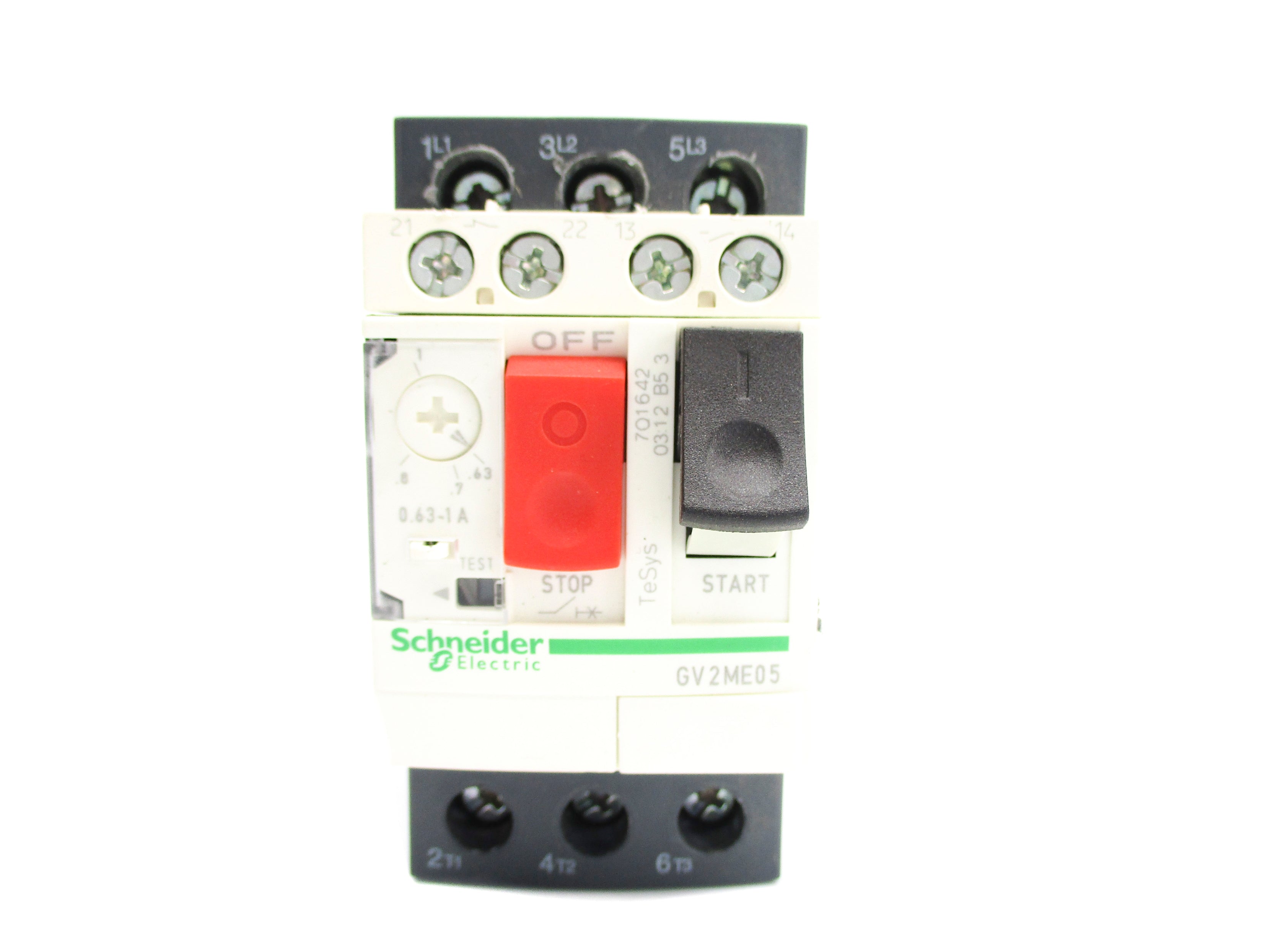 SCHNEIDER ELECTRIC GV2ME05 0.63-1A NUPI