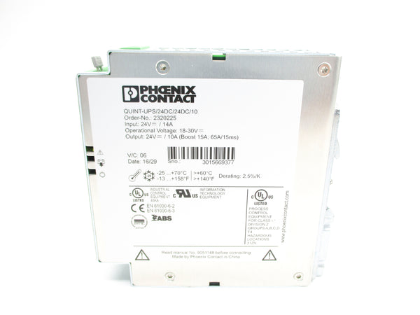PHOENIX CONTACT QUINT-UPS/24DC/24DC/10 NUPI