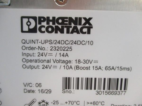 PHOENIX CONTACT QUINT-UPS/24DC/24DC/10 NUPI