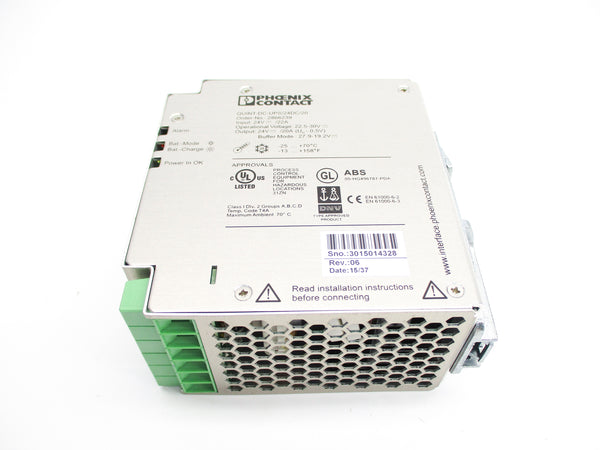 PHOENIX CONTACT QUINT-DC-UPS/24DC/20 NUPI