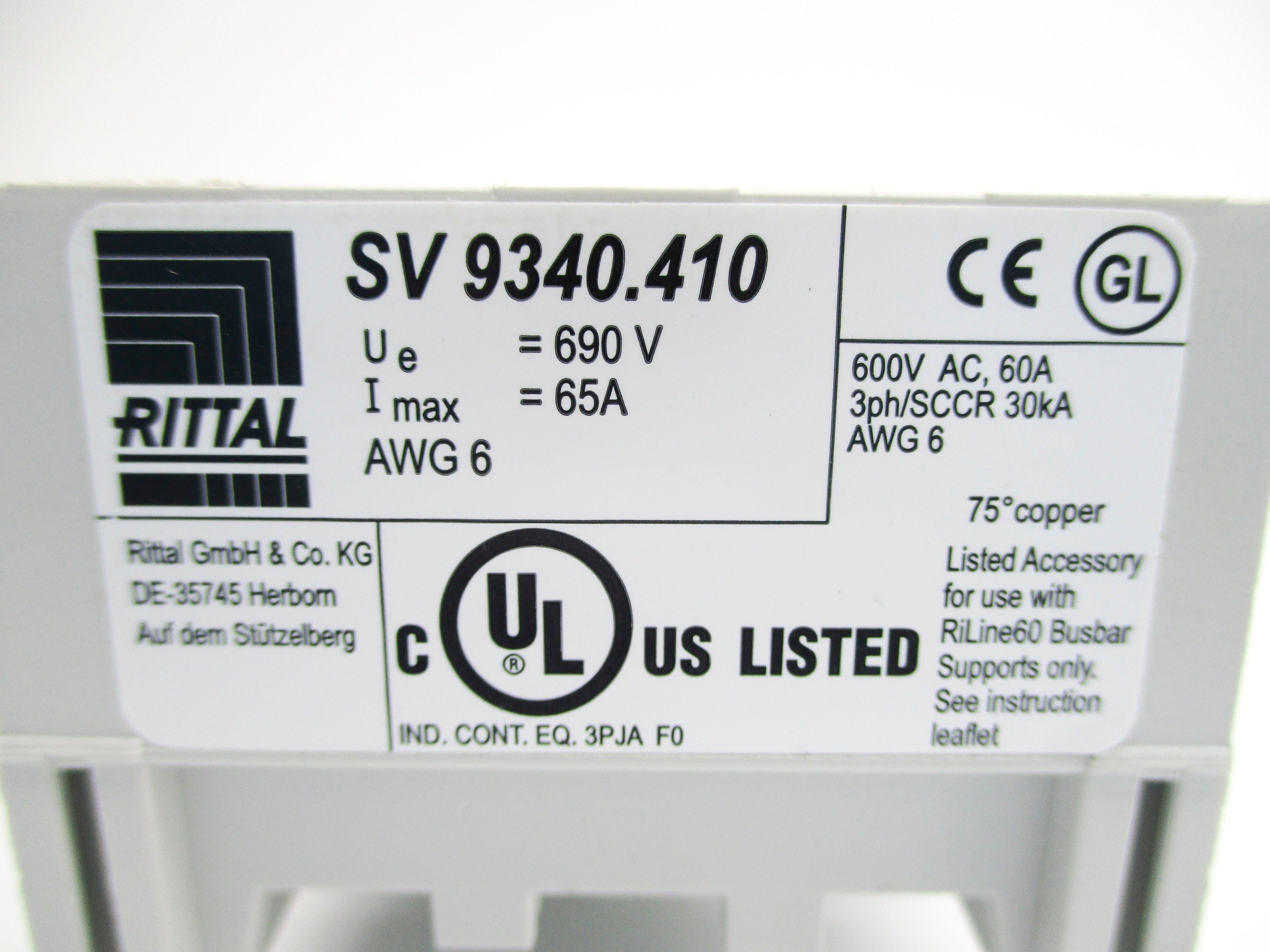 RITTAL SV9340.410 (AS PICTURED) NUPI