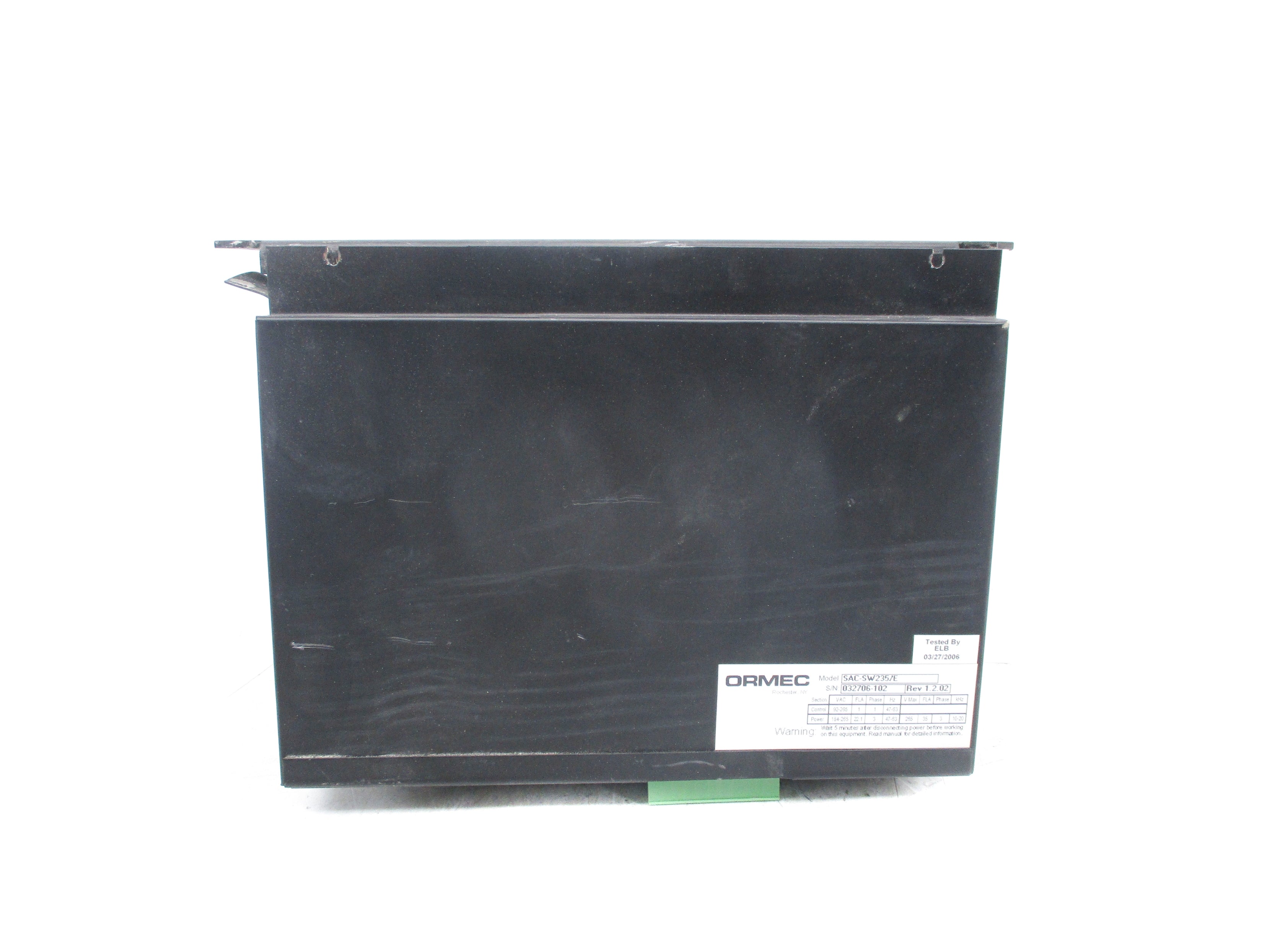 ORMEC SAC-SW235/E (AS PICTURED) UNMP