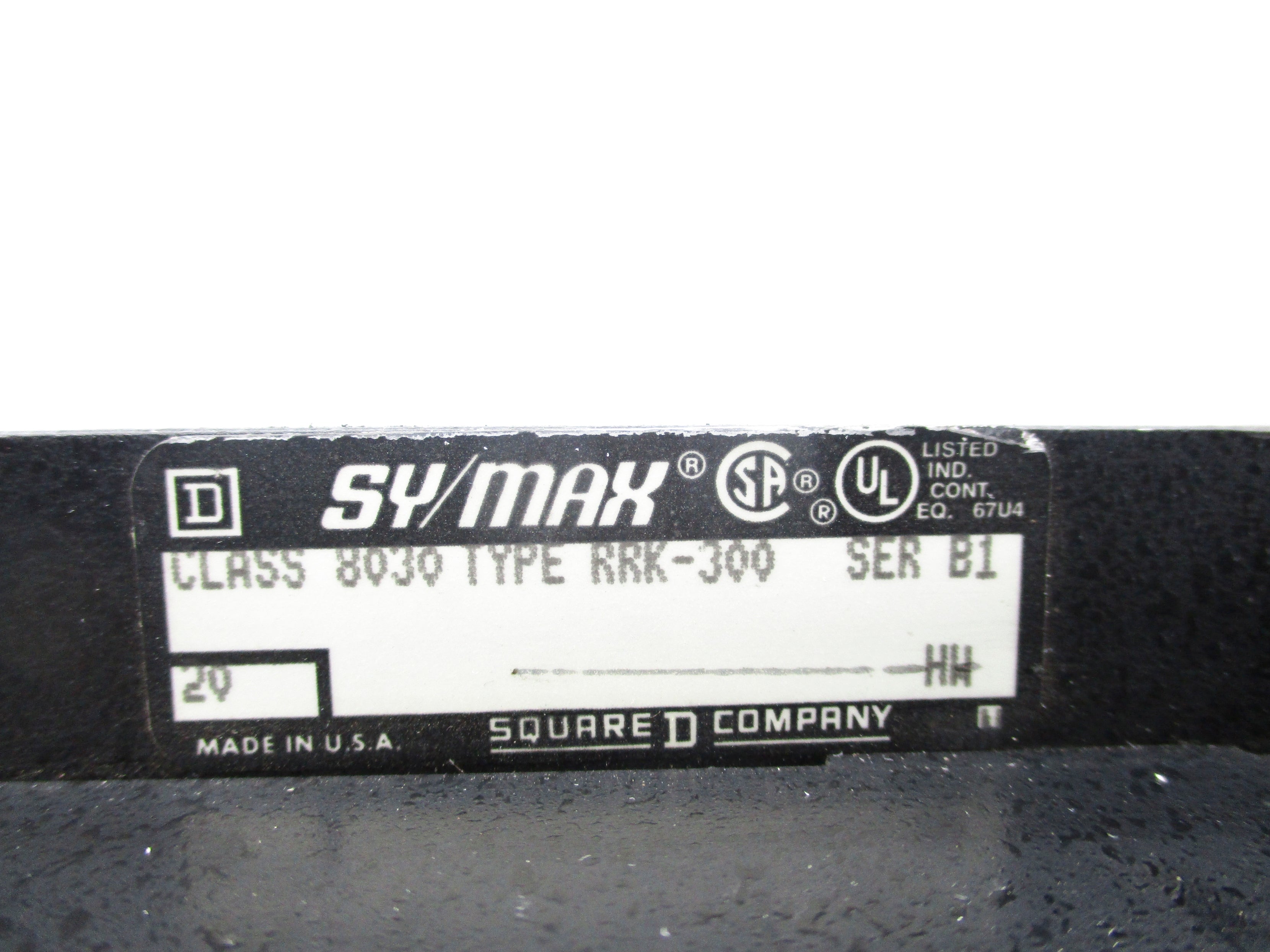 SQUARE D 8030RRK300 SER. B1 UNMP