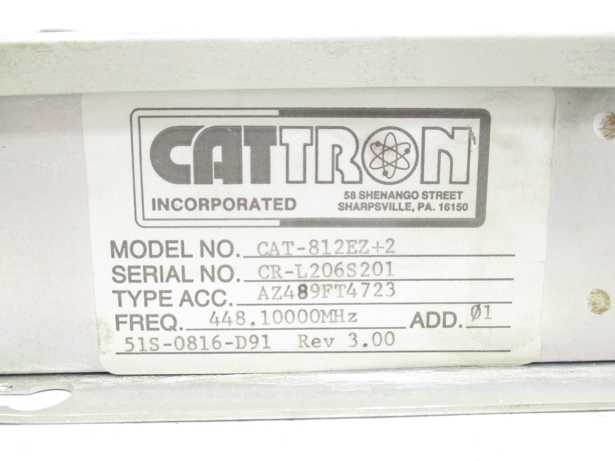 CATRON CAT-812EZ+2 UNMP