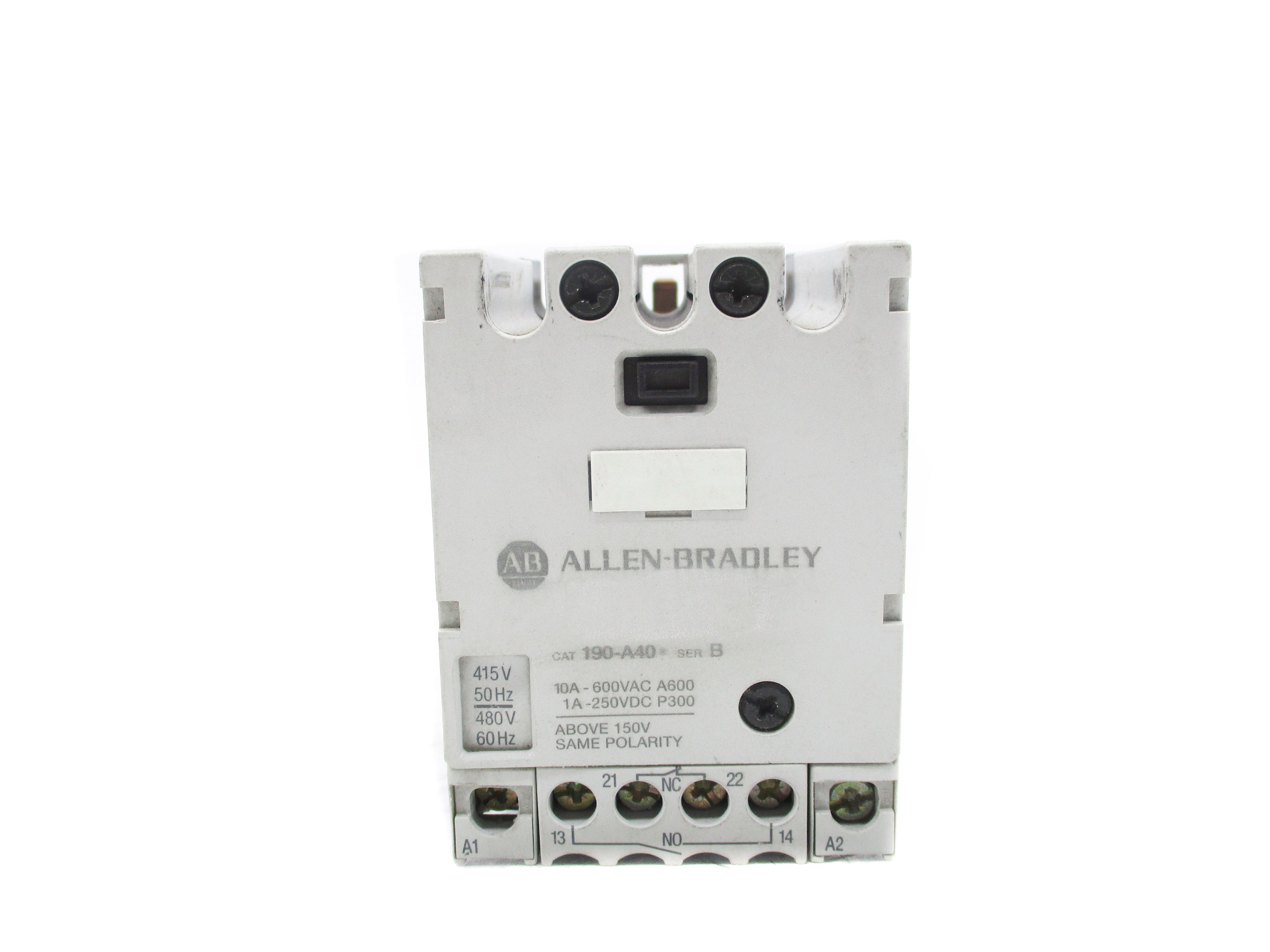 ALLEN BRADLEY 190-A40B SER. B NSNP
