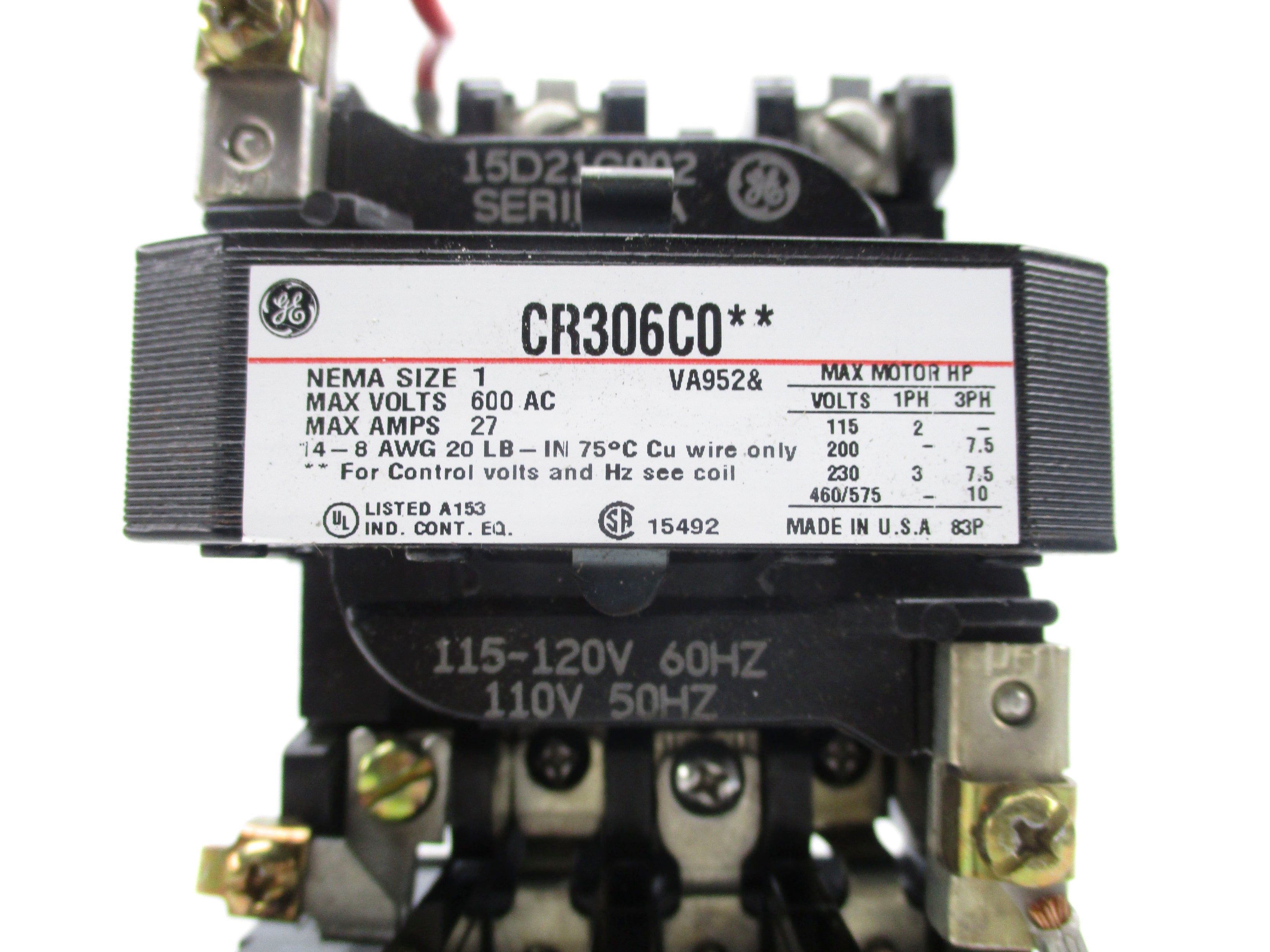 GENERAL ELECTRIC CR306C0** NSNP