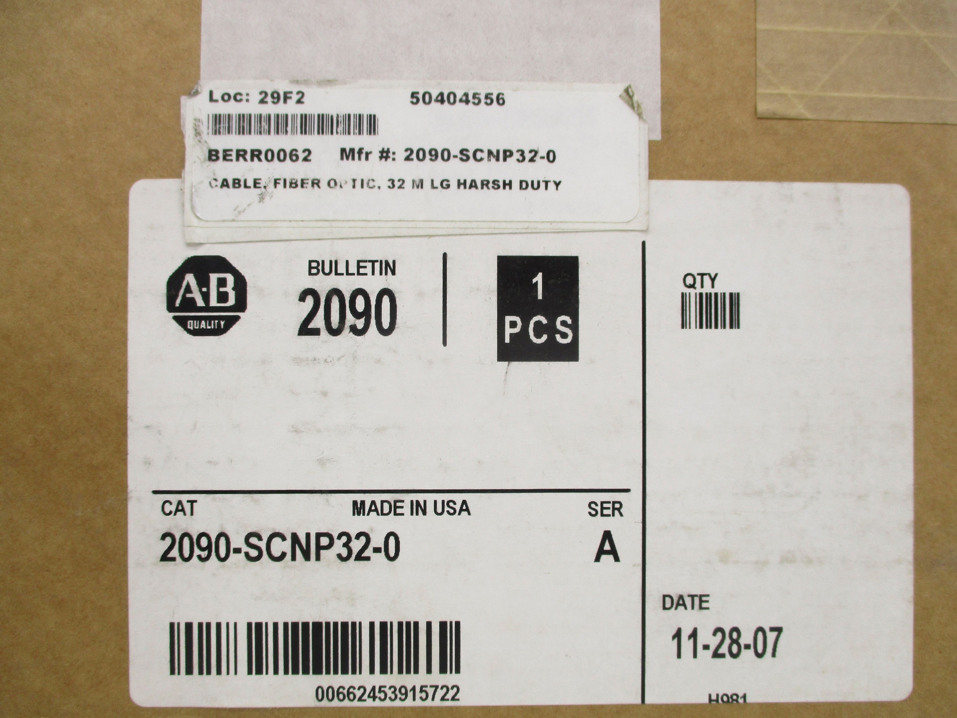 ALLEN BRADLEY 2090-SCNP32-0 SER. A (DATE: 2017) NSFS