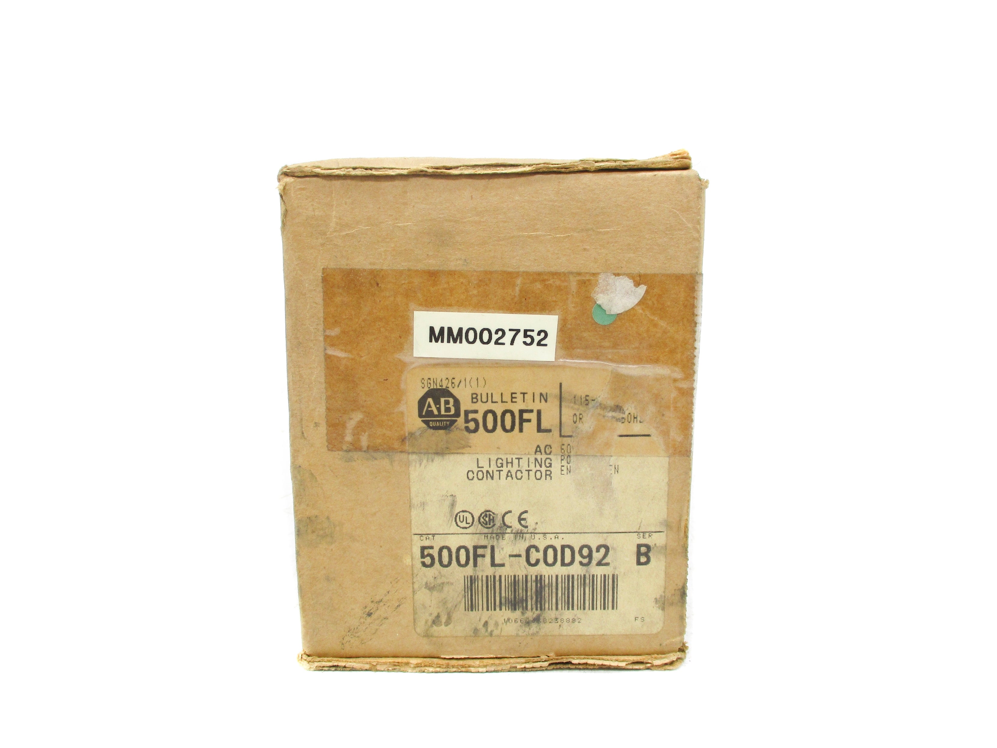 ALLEN BRADLEY 500FL-COD92 SER. B 120V (BR/WH) NSMP