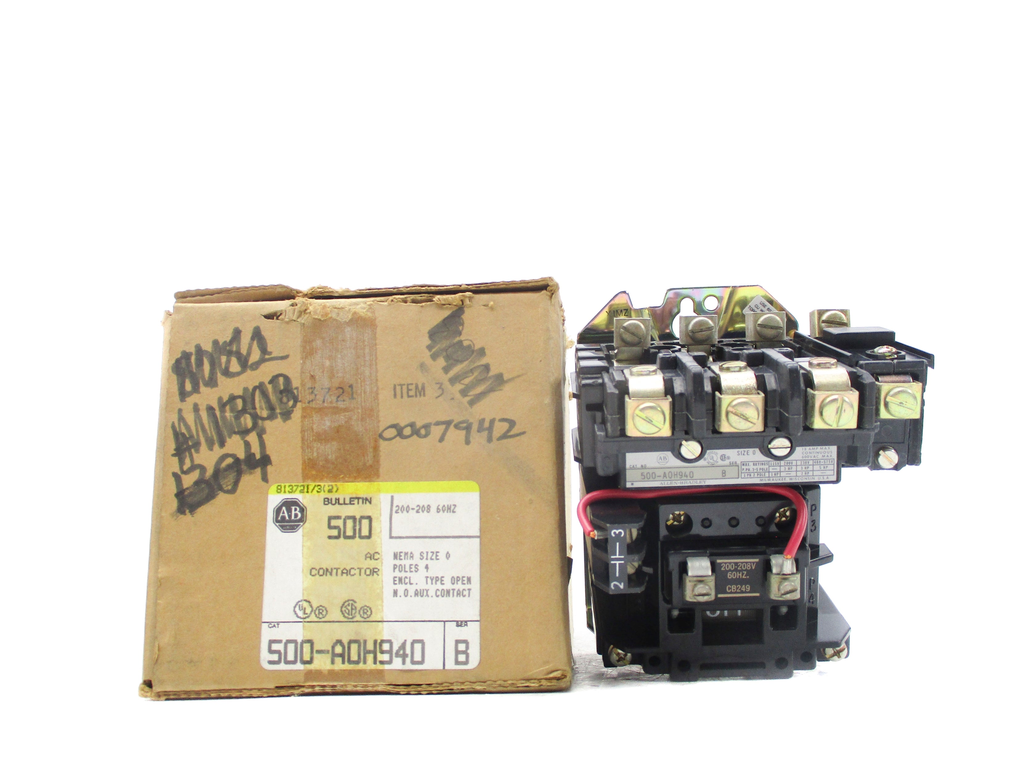 INDUSTRIAL SPARE PART 500-AOH940 SER. B 208V (BR/YL) NSMP