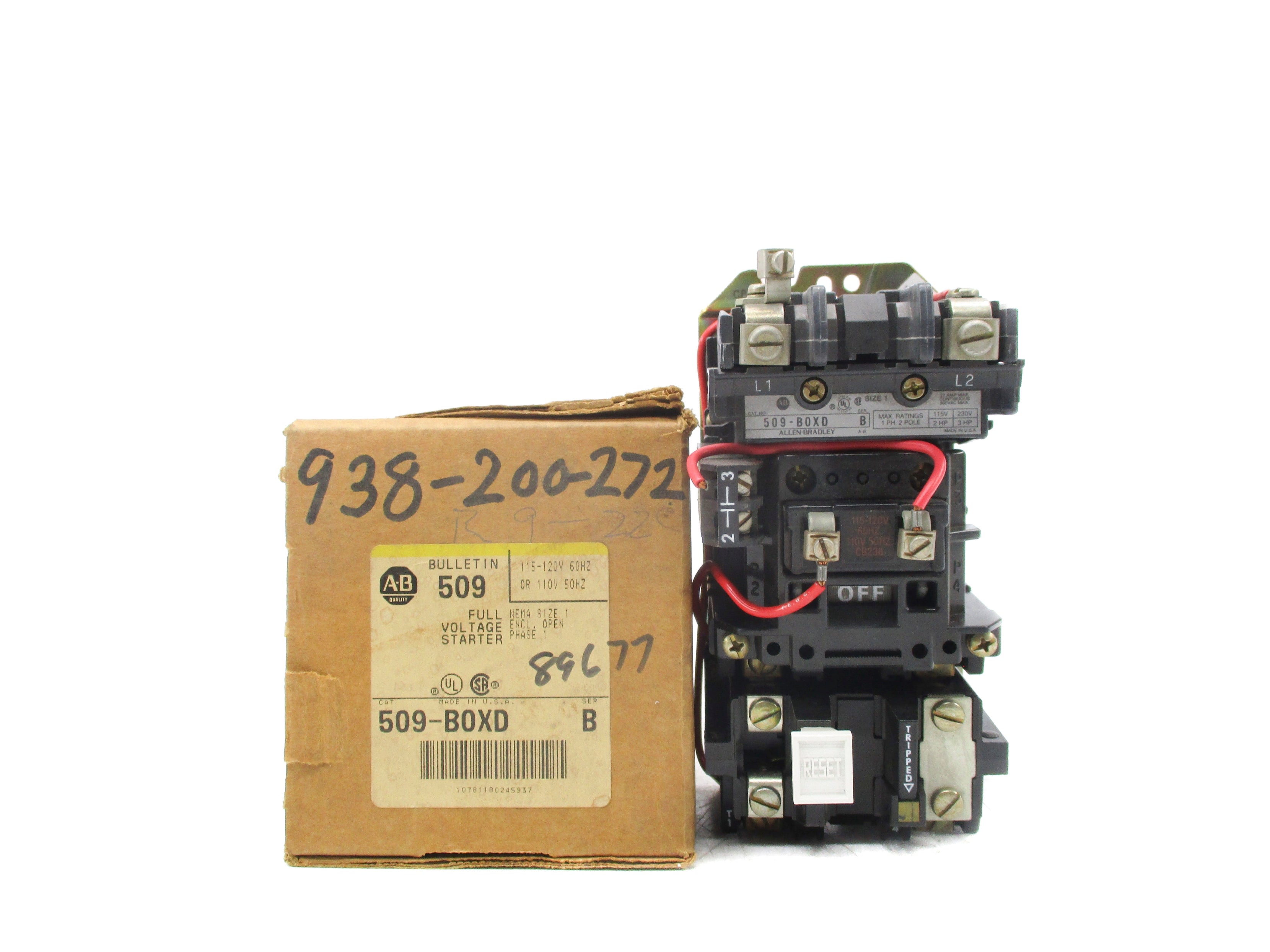 ALLEN BRADLEY 509-BOXD SER. B (BR/YL) NSMP