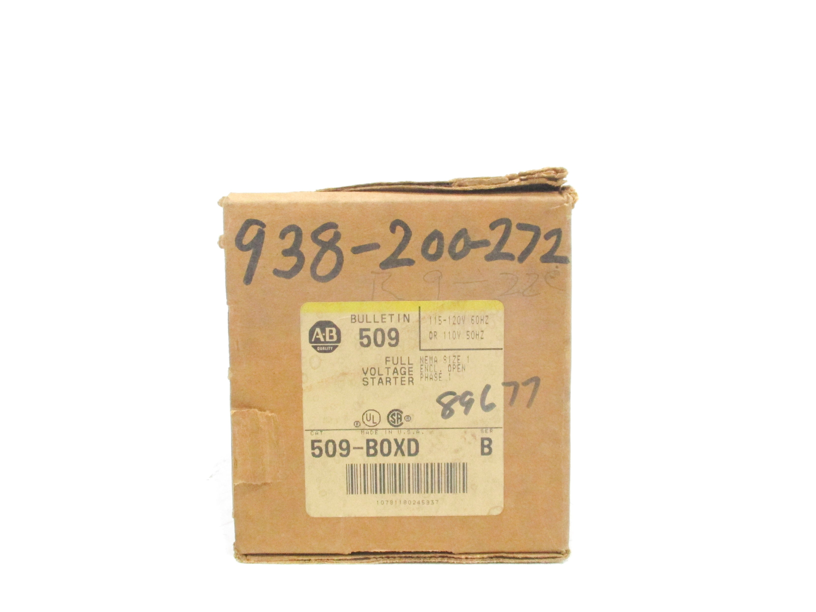 ALLEN BRADLEY 509-BOXD SER. B (BR/YL) NSMP