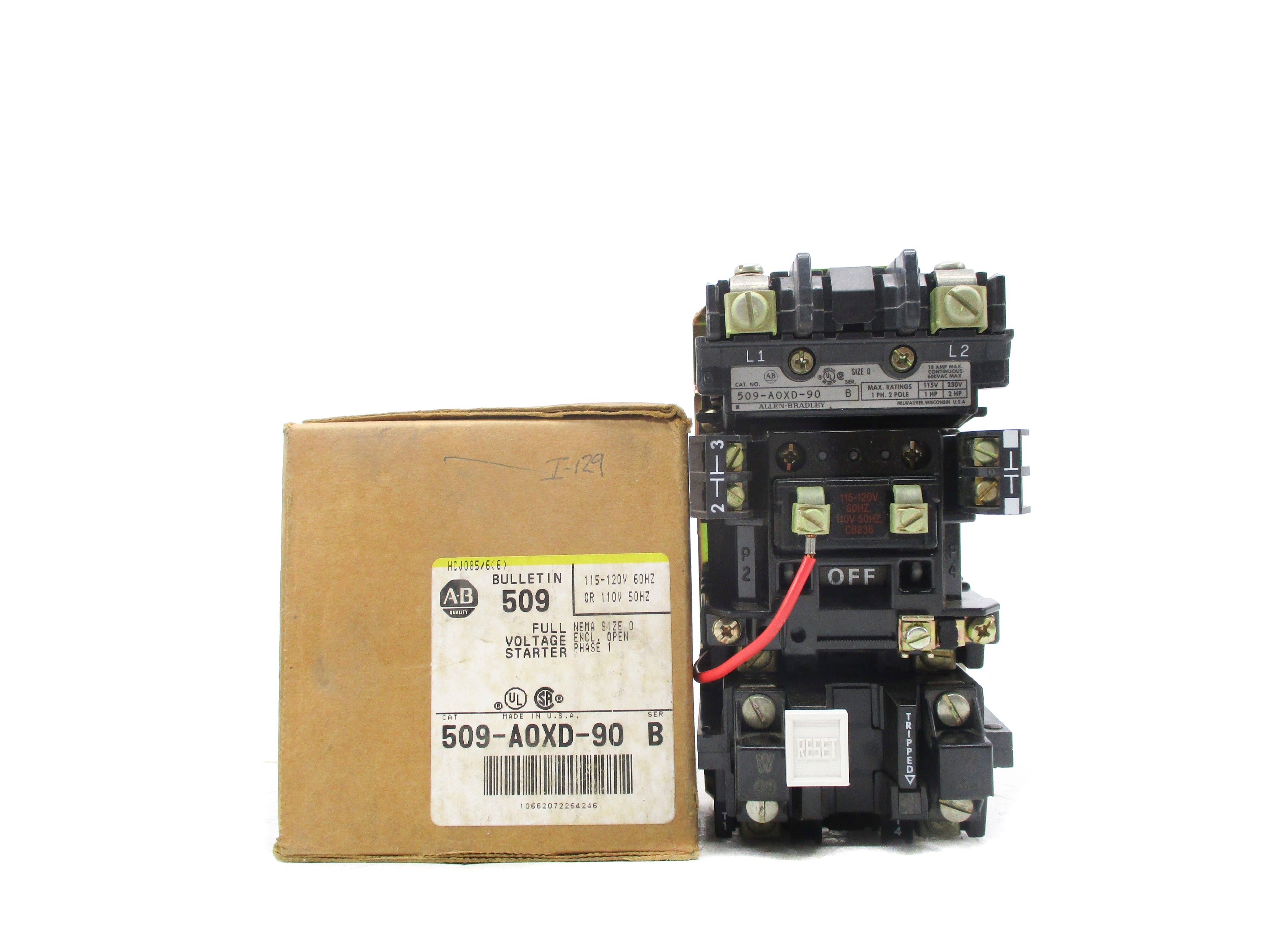 INDUSTRIAL SPARE PART 509-AOXD-90 SER. B (BR/YL) NSMP