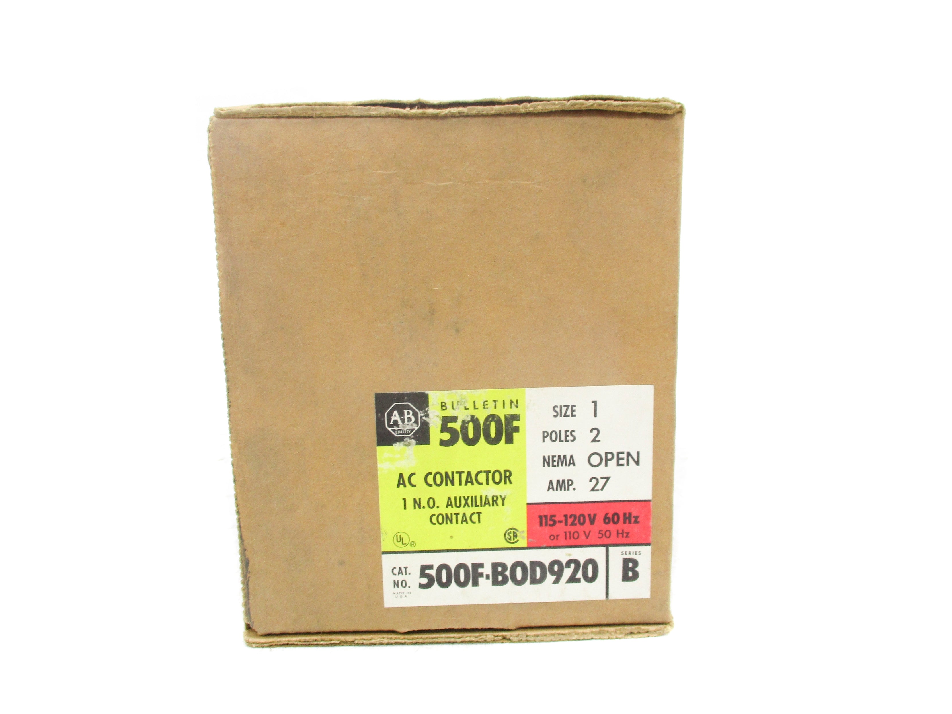 INDUSTRIAL SPARE PART 500F-BOD920 SER. B 120V (BR/YL) NSMP