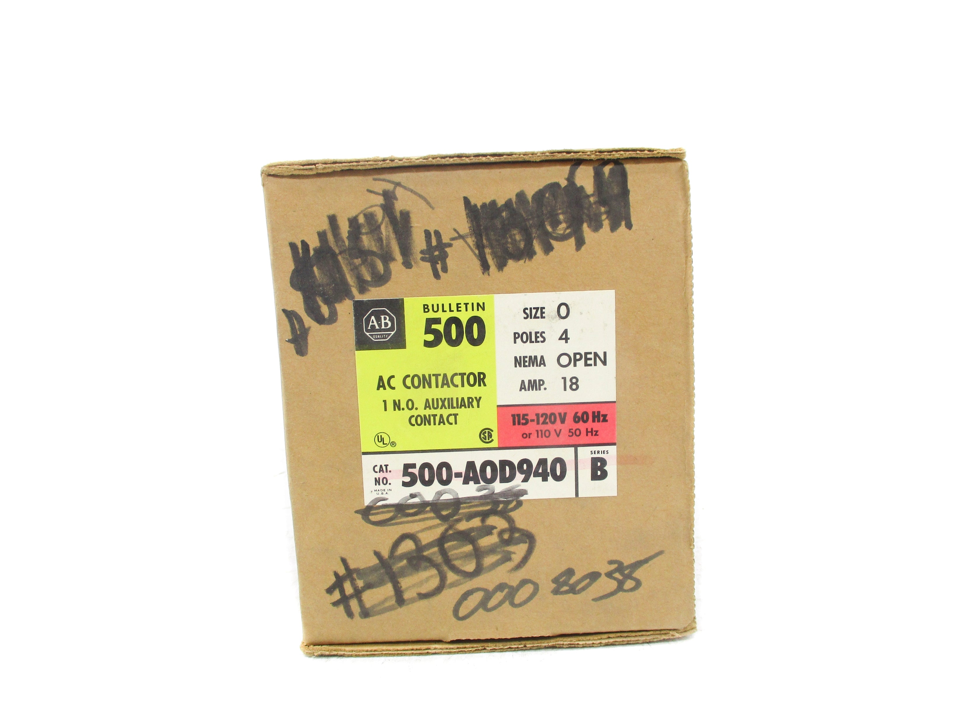 INDUSTRIAL SPARE PART 500-AOD940 SER. B 110/115-120V 18A (BR/YL) NSMP