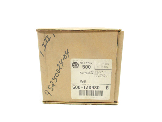ALLEN BRADLEY 500-TAD930 SER. B 120V (BR/WH) NSMP