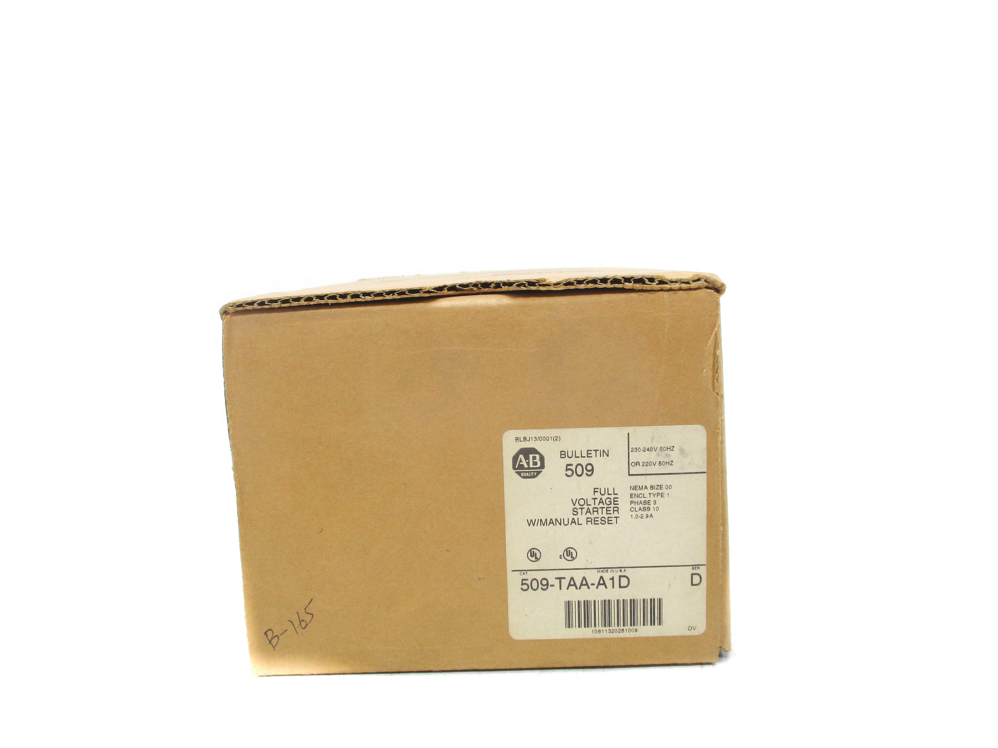INDUSTRIAL SPARE PART 509-TAA-A1D SER. D (BR/WH) NSMP