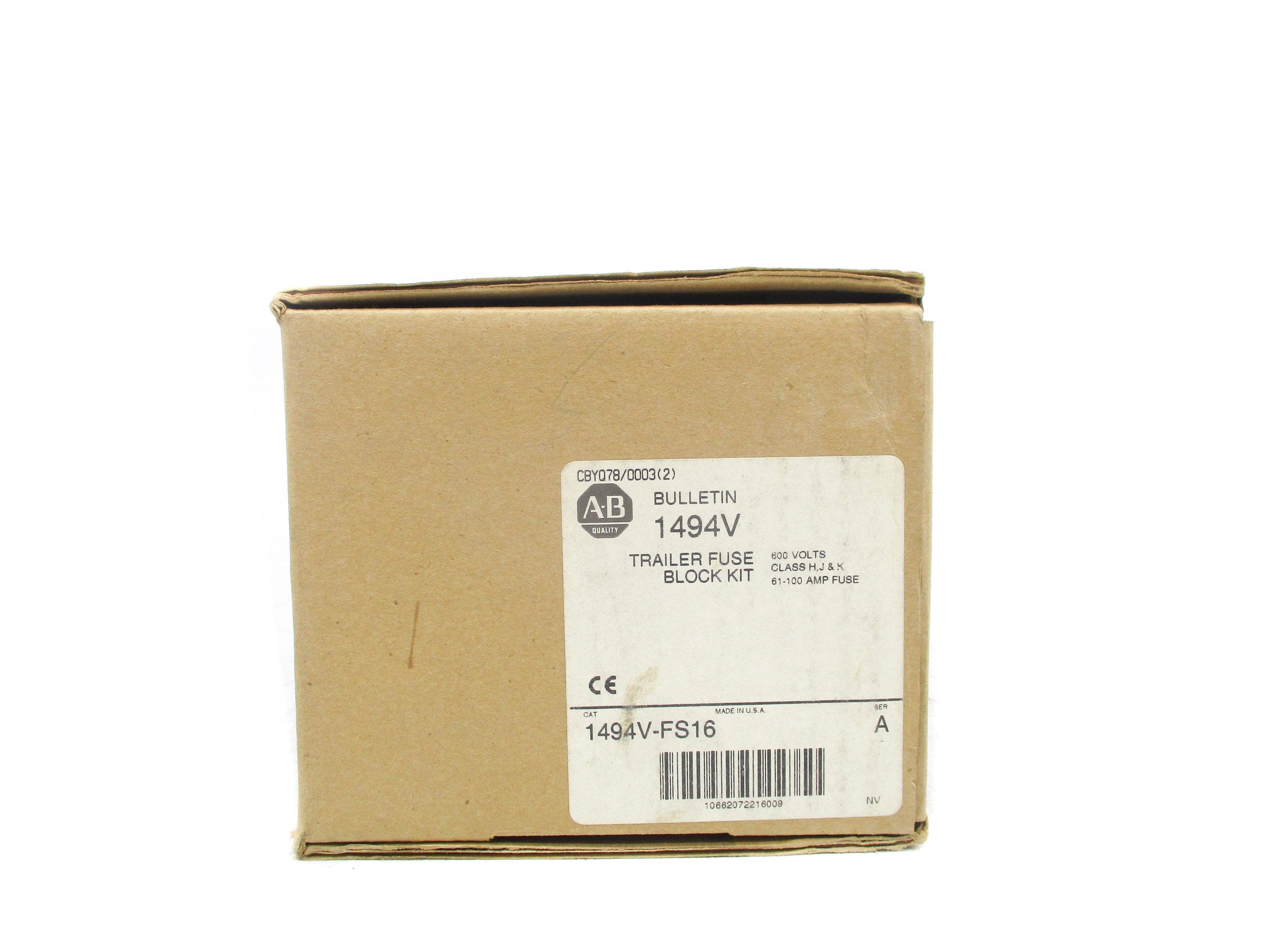 ALLEN BRADLEY 1494V-FS16 SER. A (BR/WH) NSMP