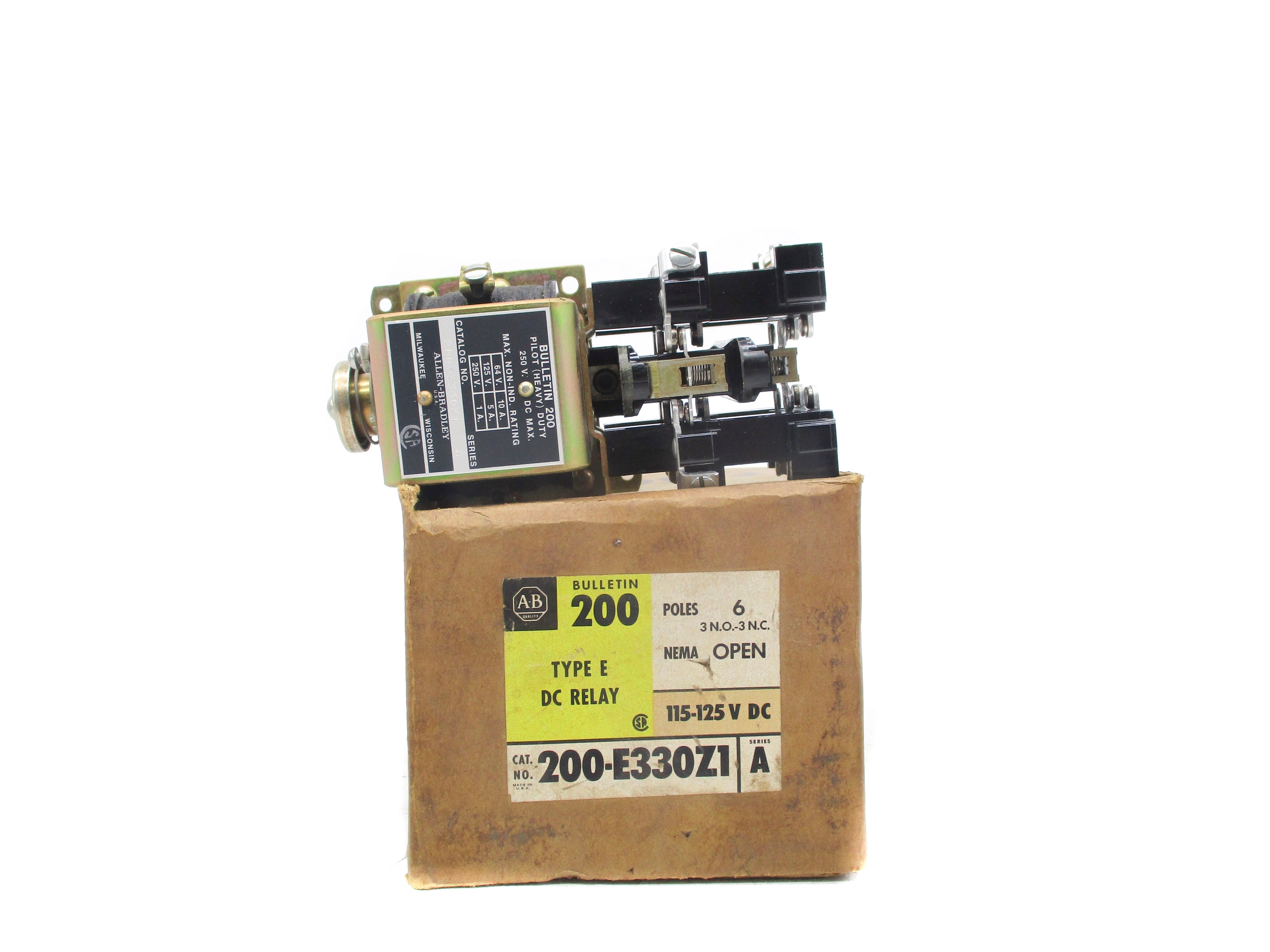 INDUSTRIAL SPARE PART 200-E330Z1 SER. A 125VDC (BR/YL) NSMP