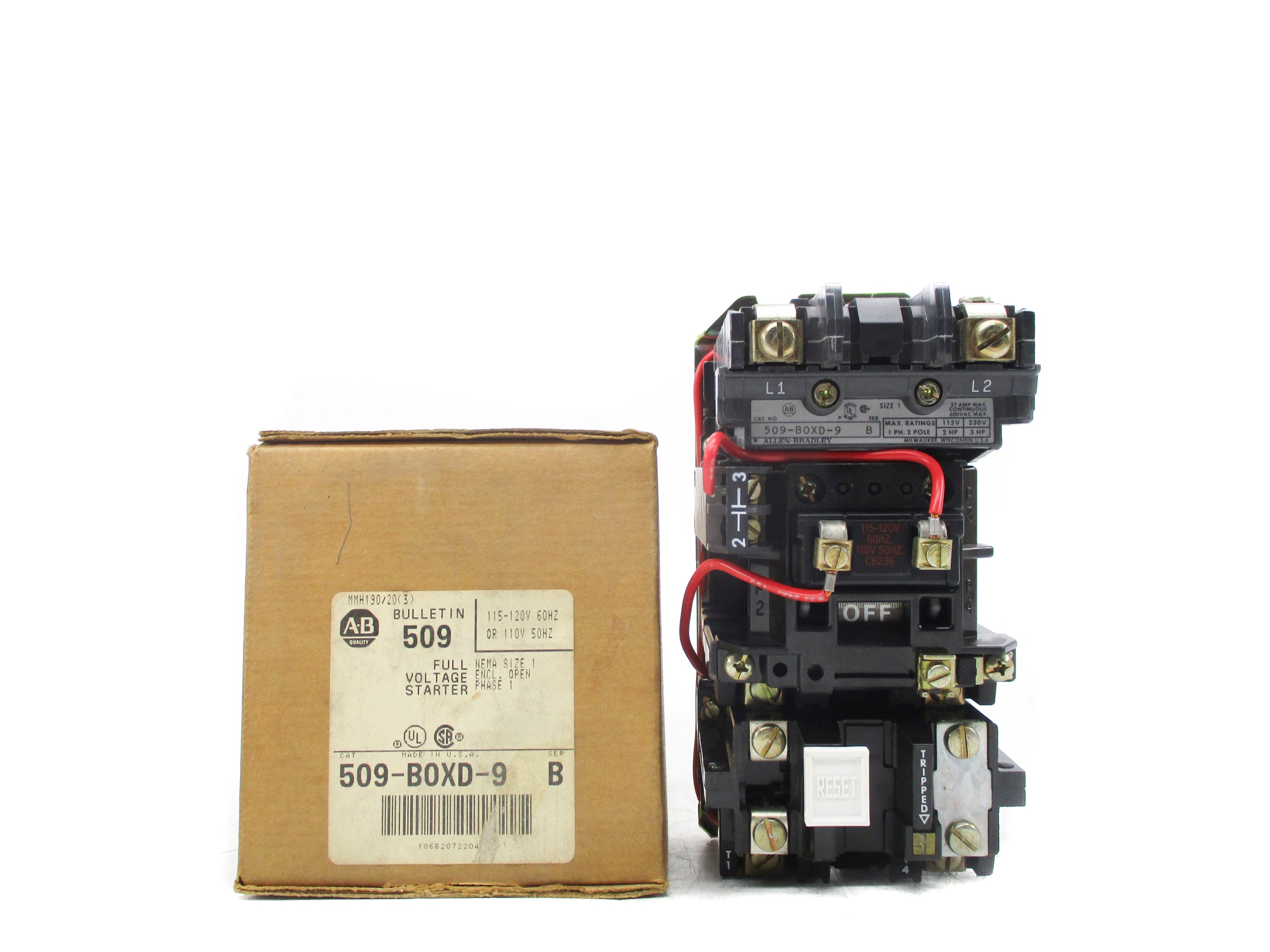 INDUSTRIAL SPARE PART 509-BOXD-9 SER. B (BR/WH) NSMP