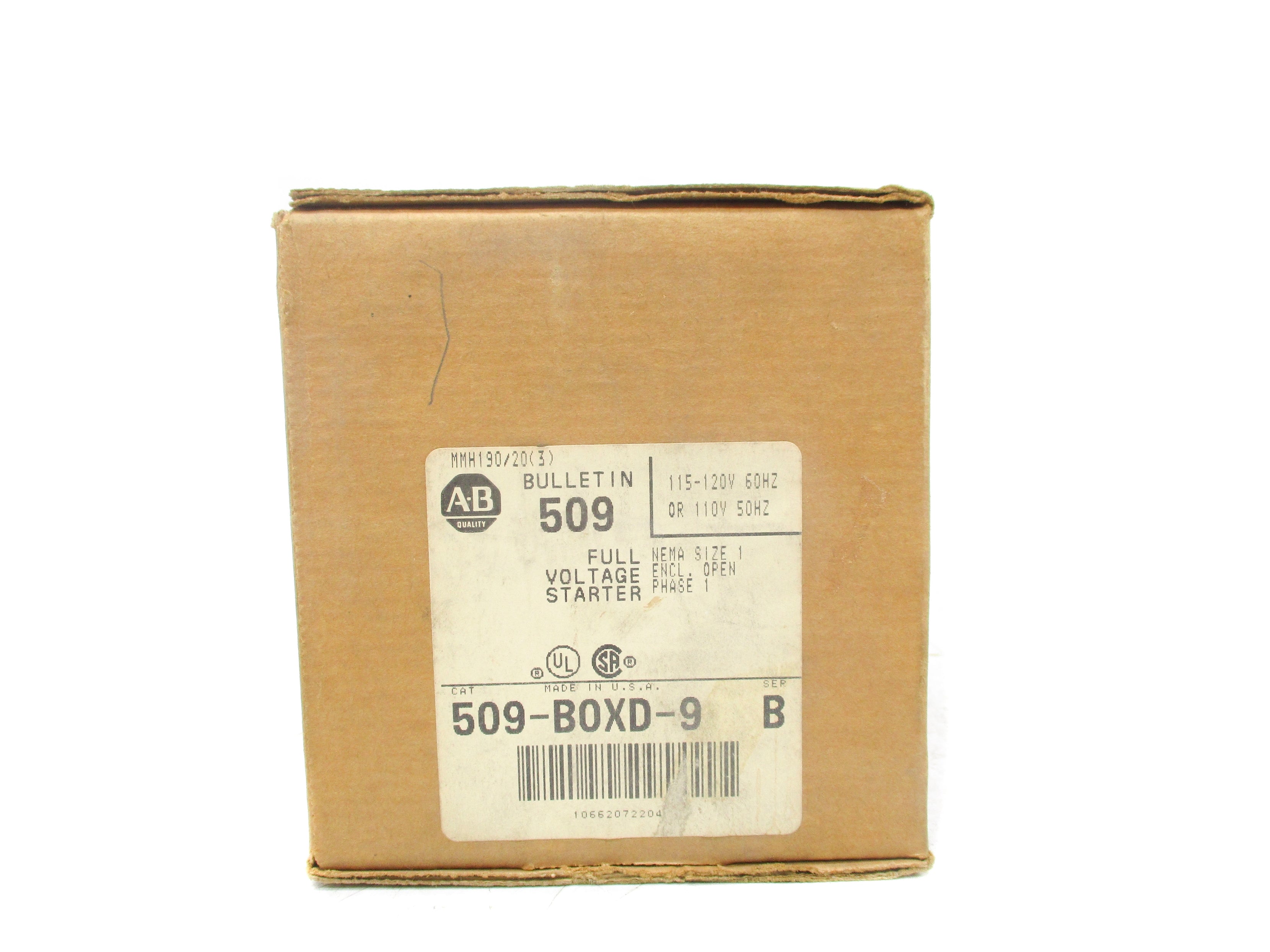 INDUSTRIAL SPARE PART 509-BOXD-9 SER. B (BR/WH) NSMP