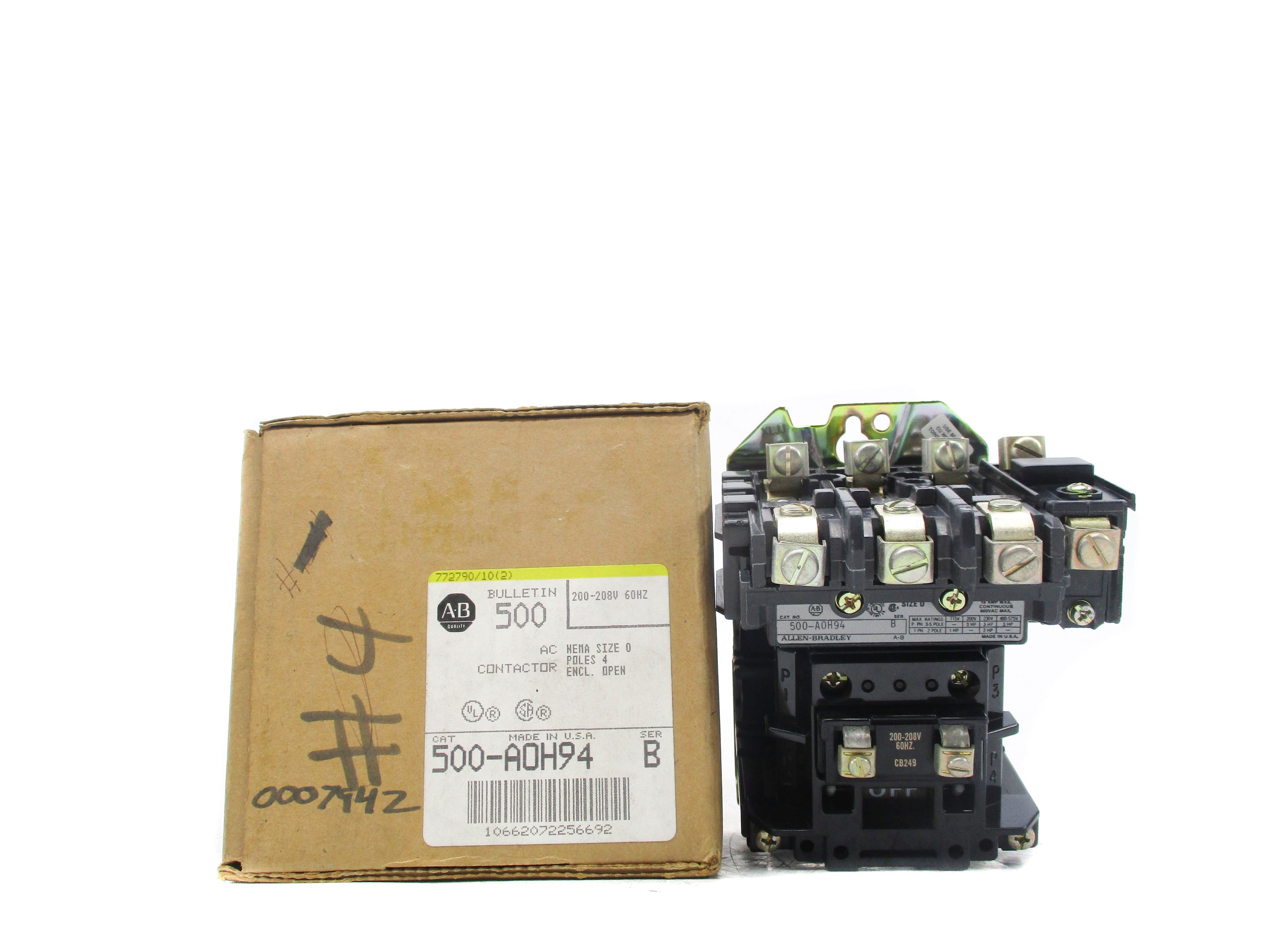 INDUSTRIAL SPARE PART 500-AOH94 SER. B 208V (BR/YL) NSMP