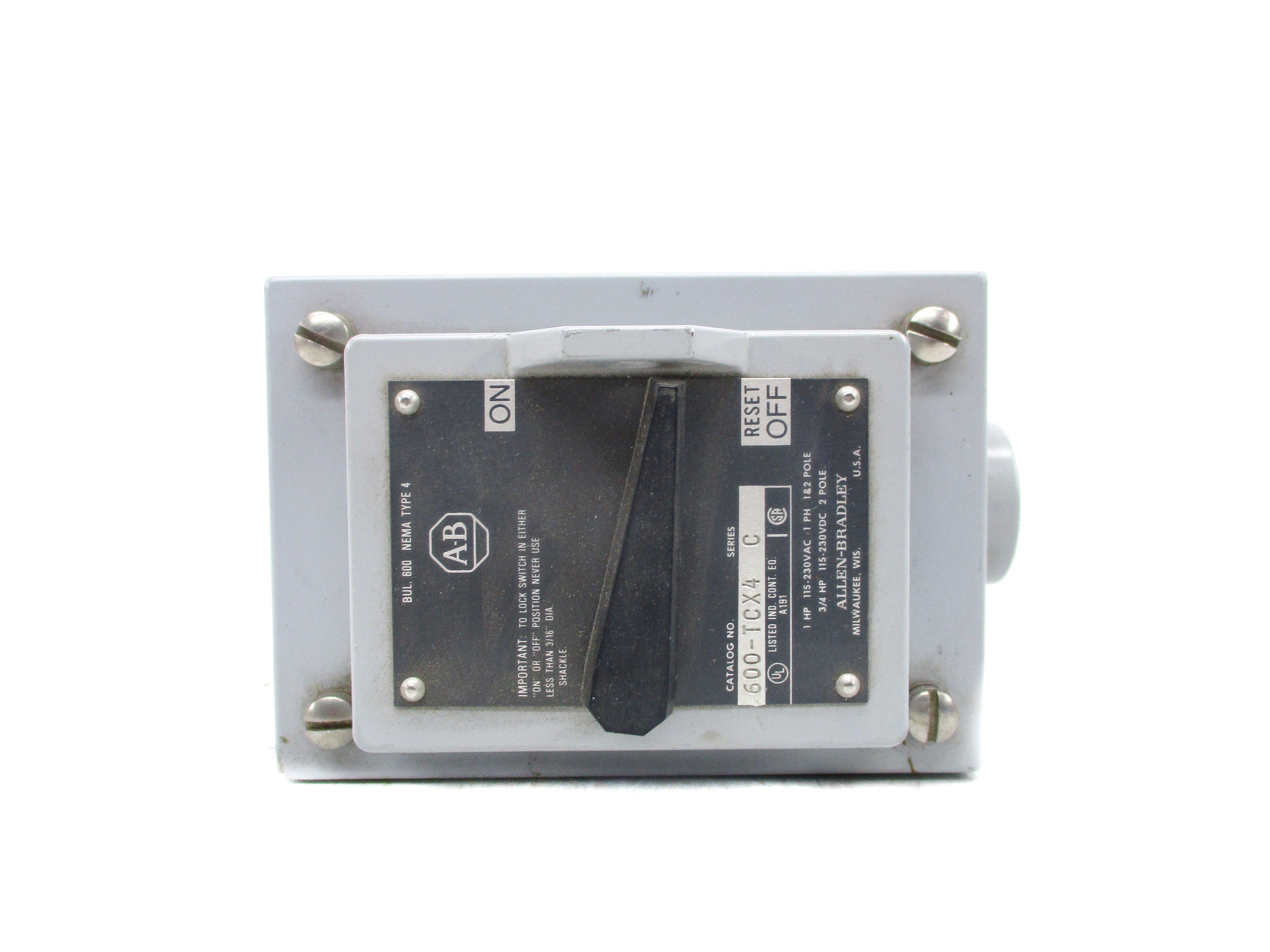 INDUSTRIAL SPARE PART 600-TCX4 SER. C NSNP