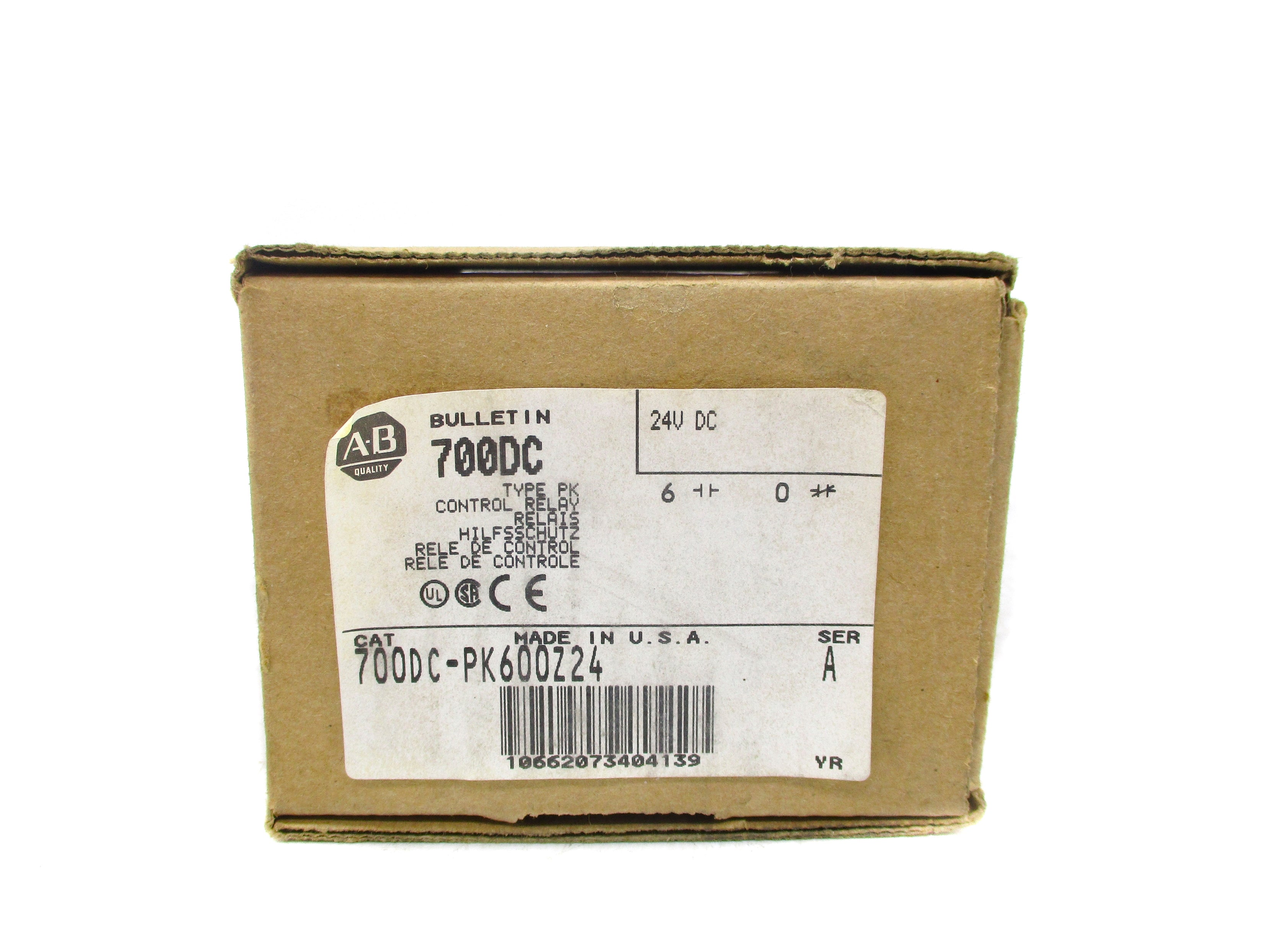 INDUSTRIAL SPARE PART 700DC-PK600Z24 SER. A 24VDC (BR/WH) NSMP