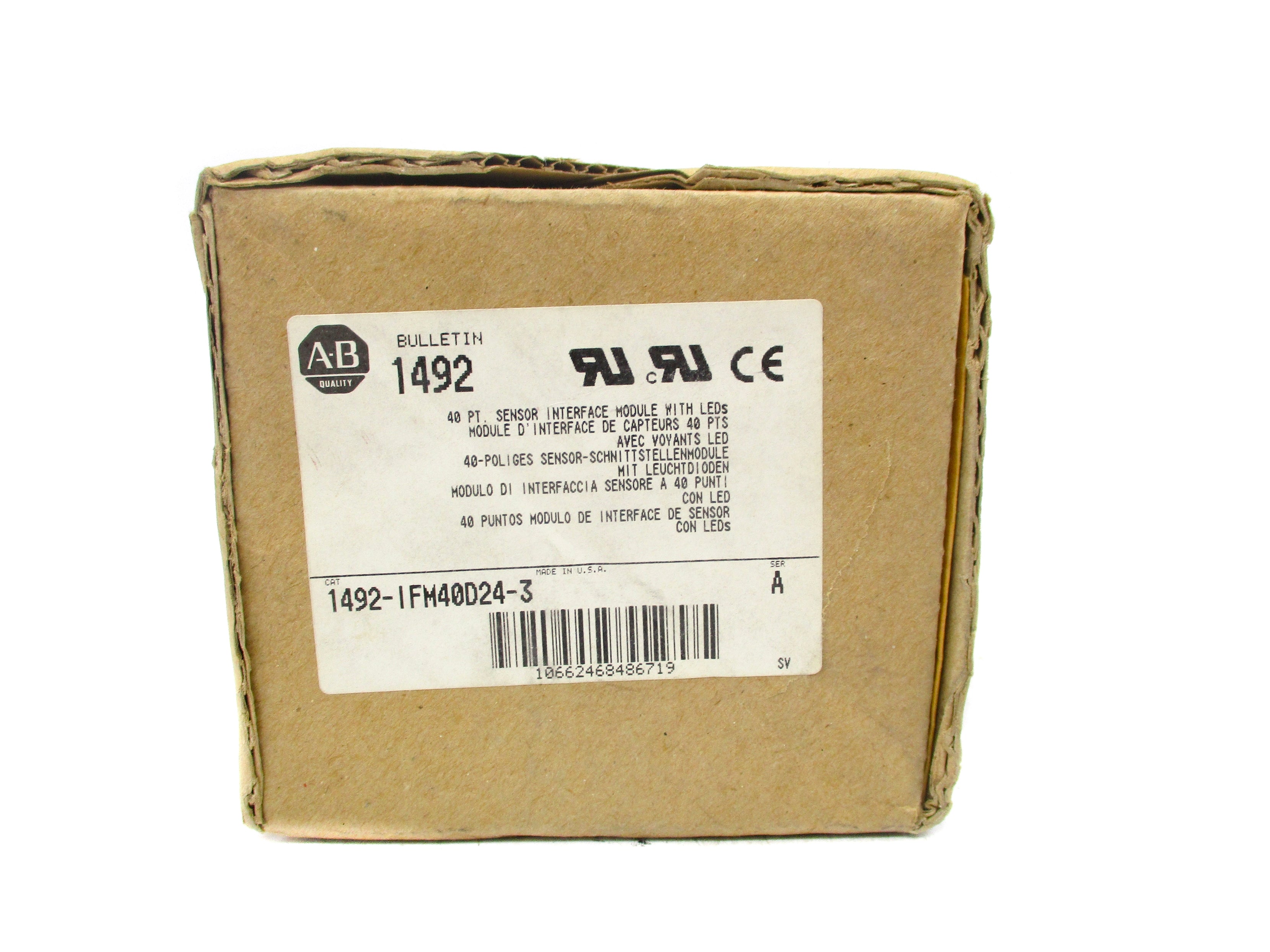ALLEN BRADLEY 1492-IFM40D24-3 SER. A (BR/WH) NSMP