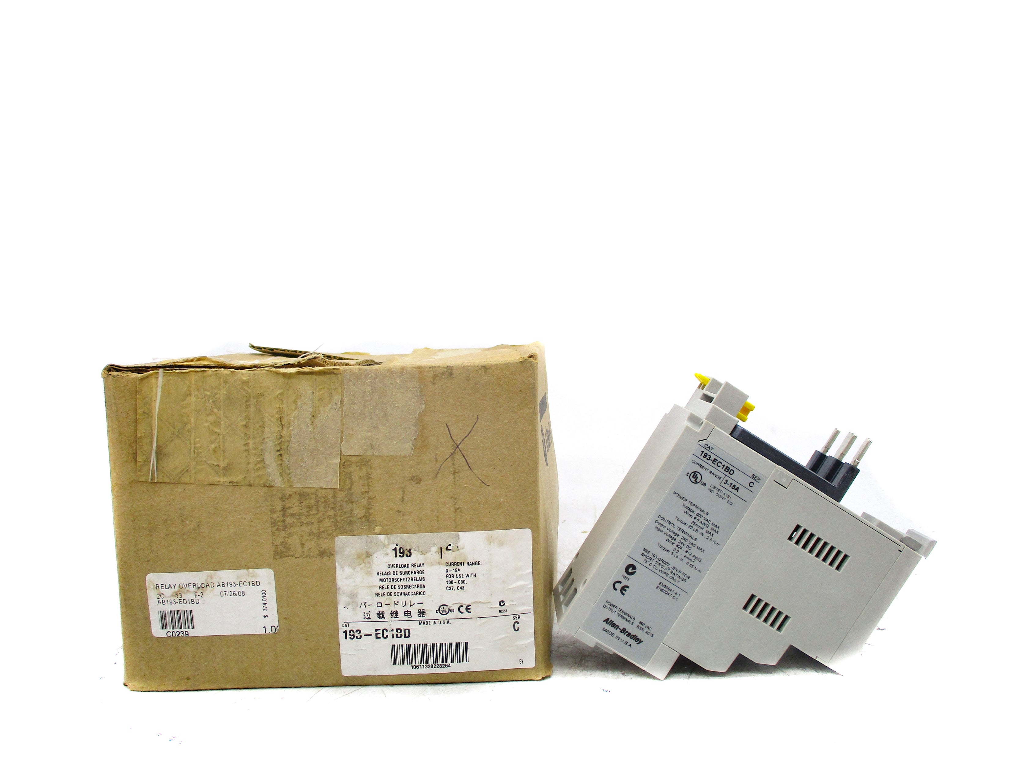 INDUSTRIAL SPARE PART 193-EC1BD SER. C 3-15A (BR/WH) NSMP