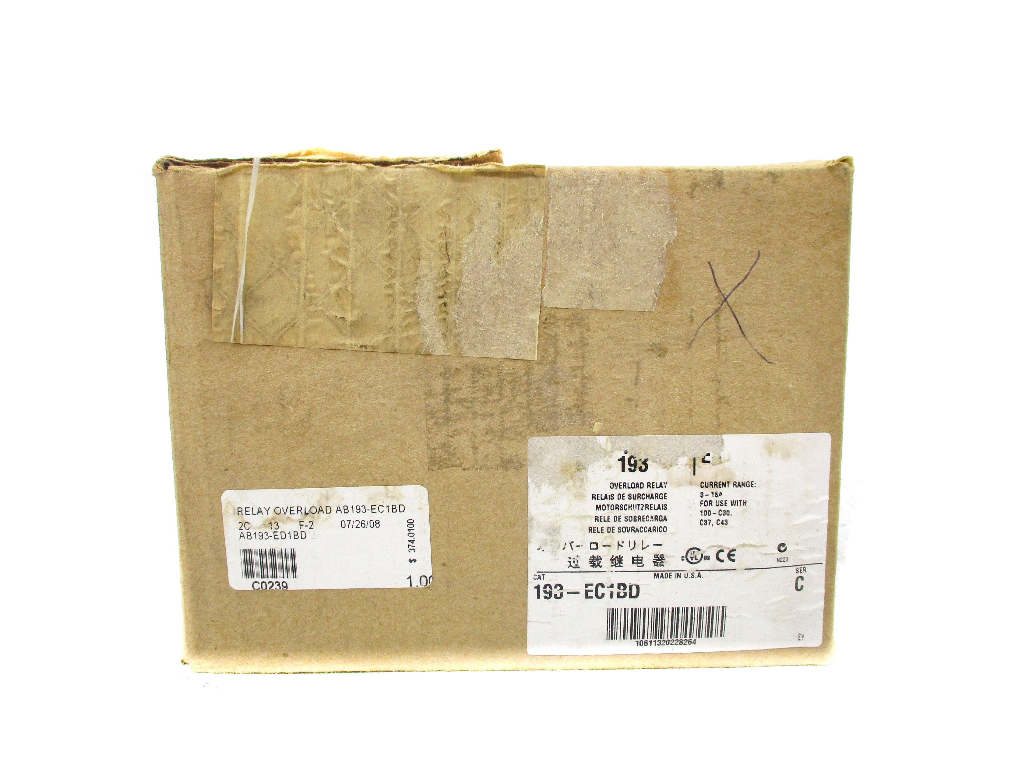 INDUSTRIAL SPARE PART 193-EC1BD SER. C 3-15A (BR/WH) NSMP