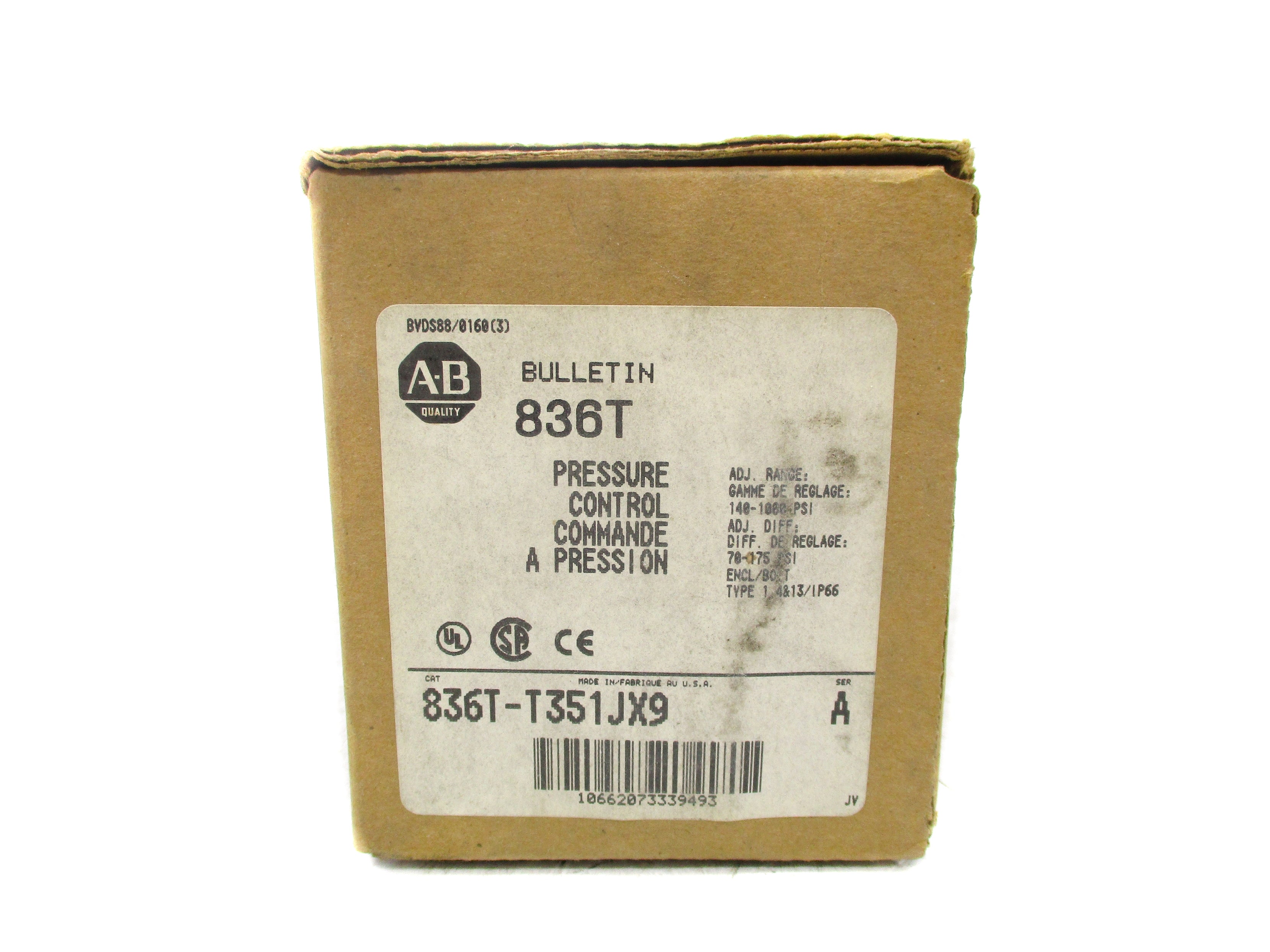 INDUSTRIAL SPARE PART 836T-T351JX9 SER. A (BR/WH) NSMP