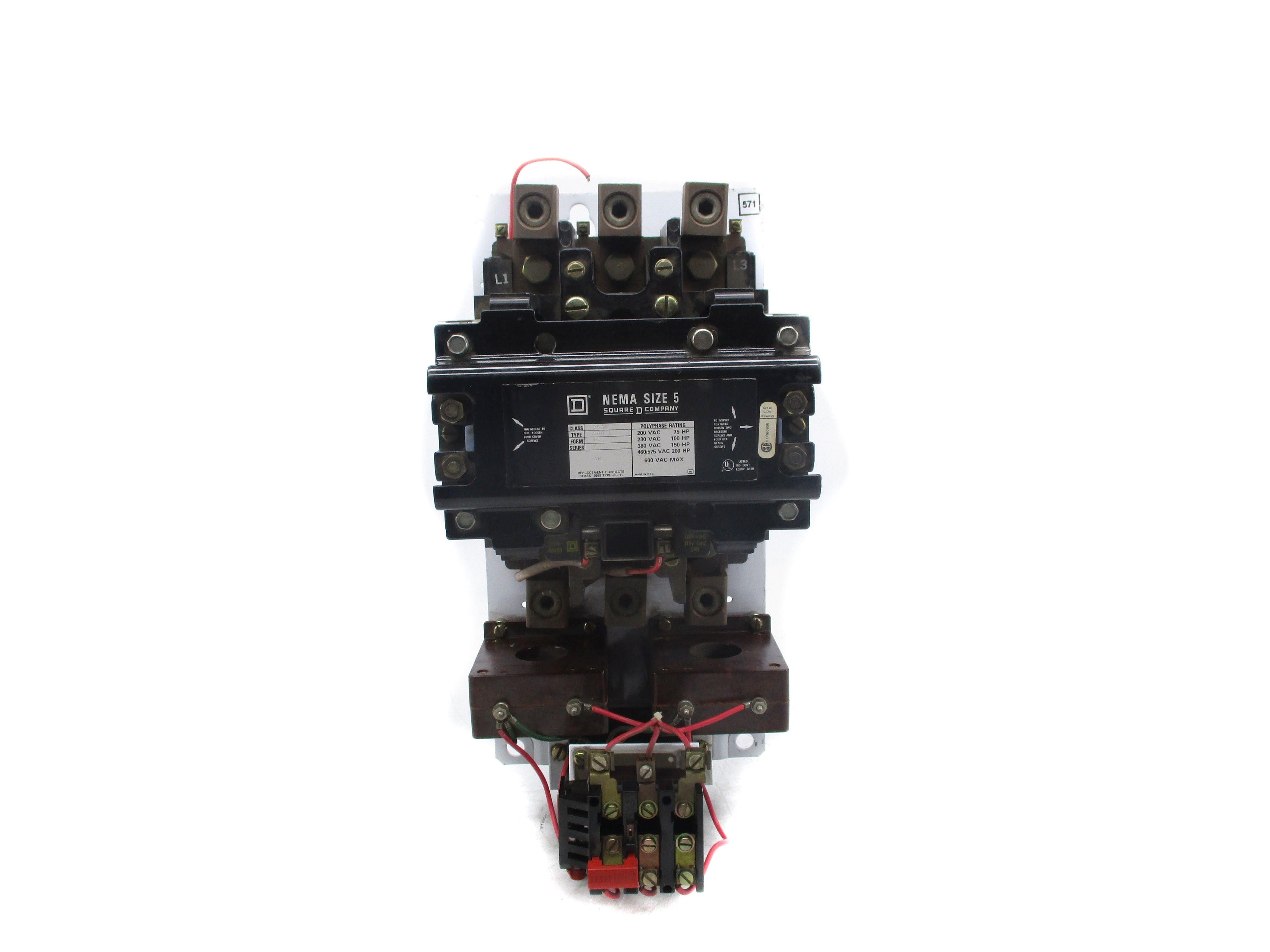 SQUARE D 8536SGO1 SER. A 120V NSNP