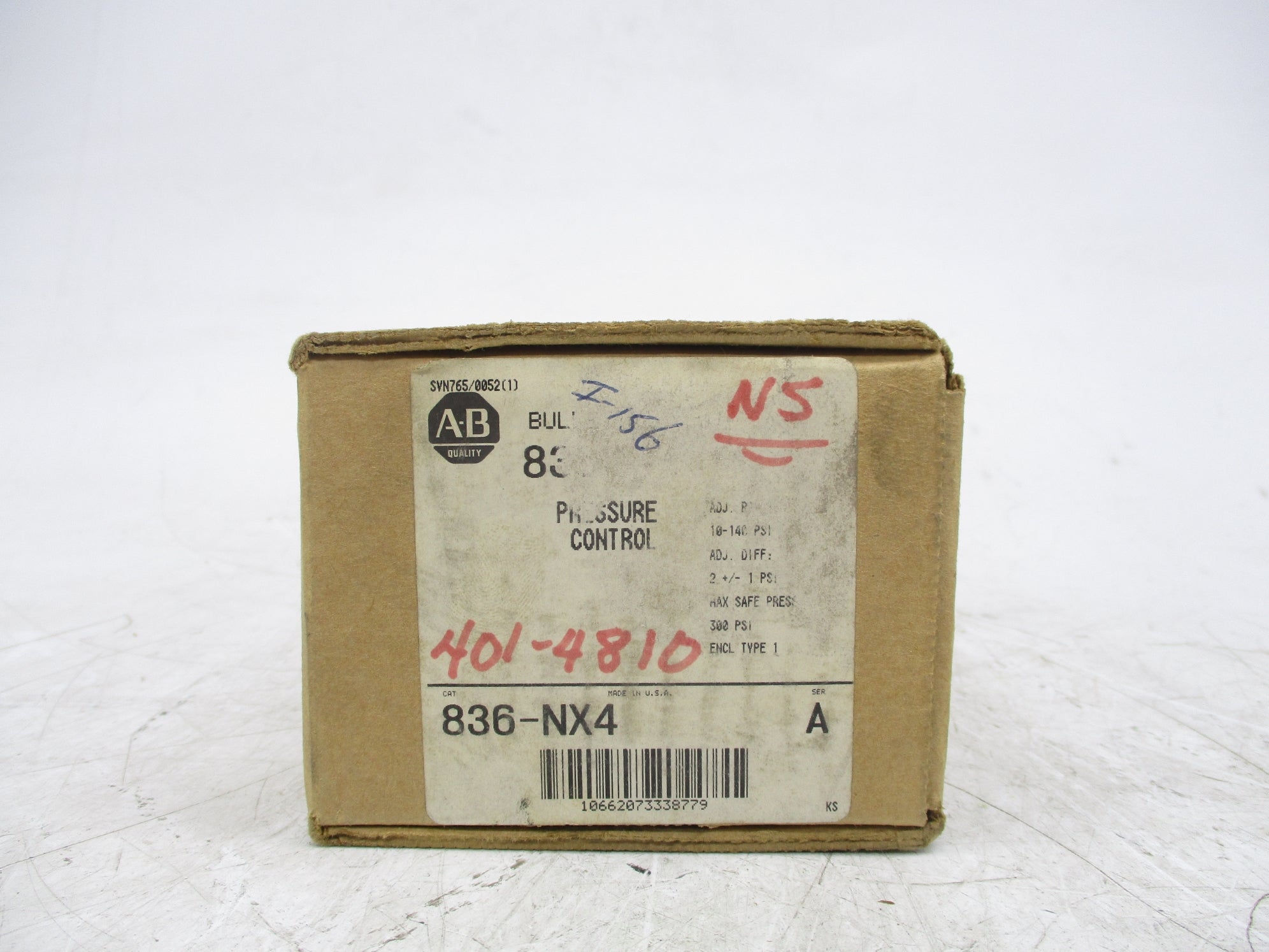 ALLEN BRADLEY 836-NX4 SER. A (BR/WH) NSMP