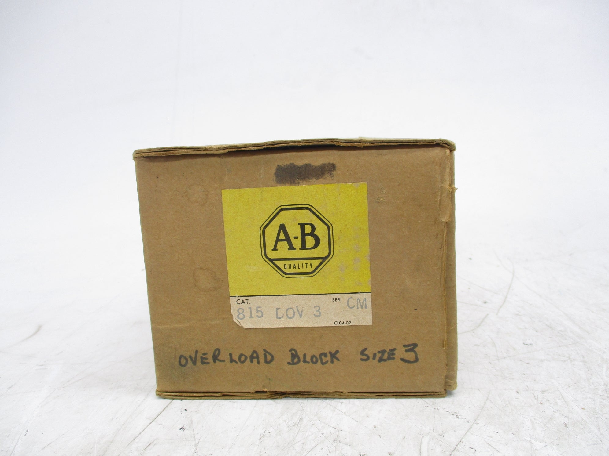 ALLEN BRADLEY 815-DOV3 SER. CM (BR/YL) NSMP