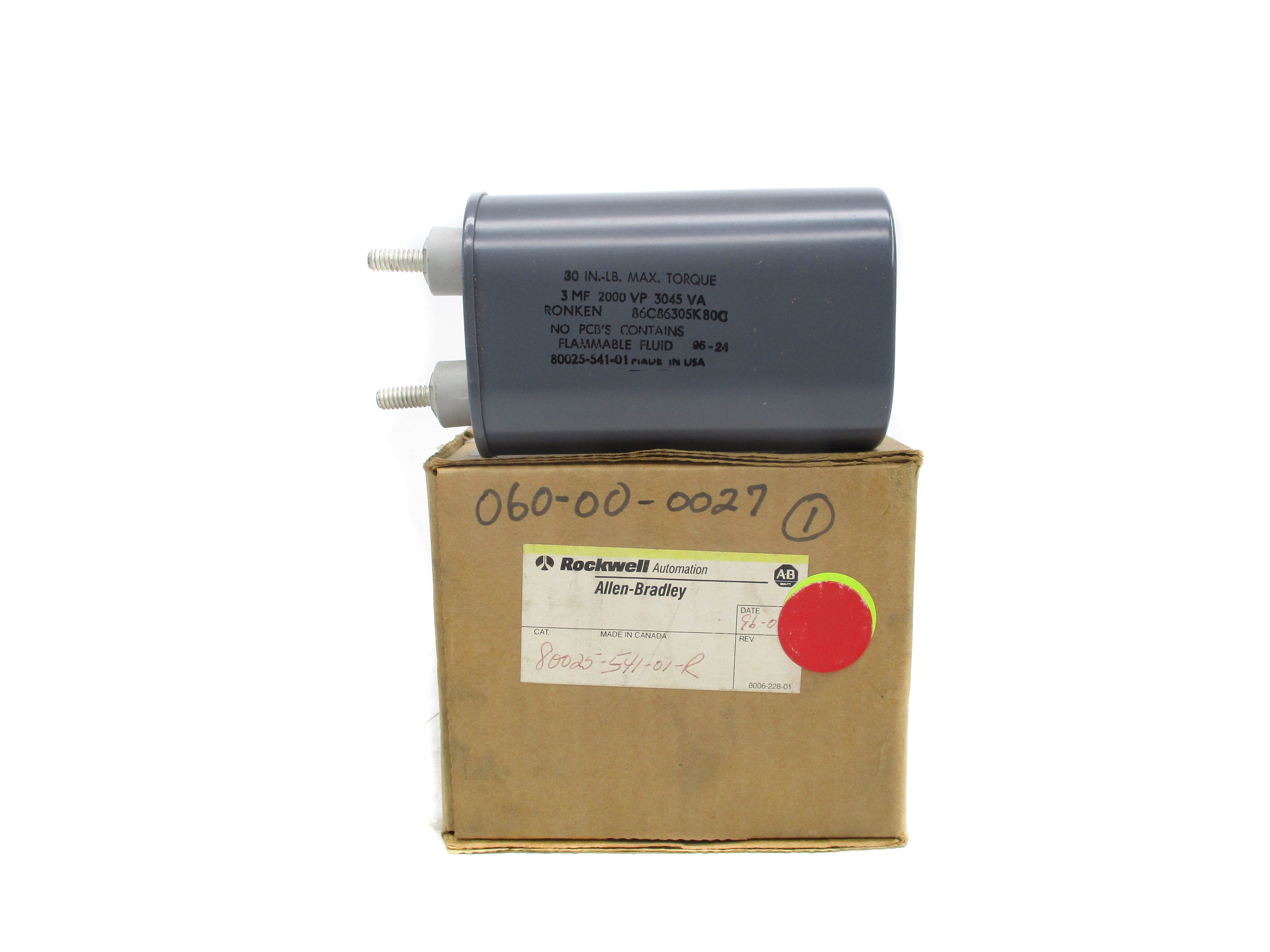 ALLEN BRADLEY 80025-541-01-R (BR/YL) NSMP