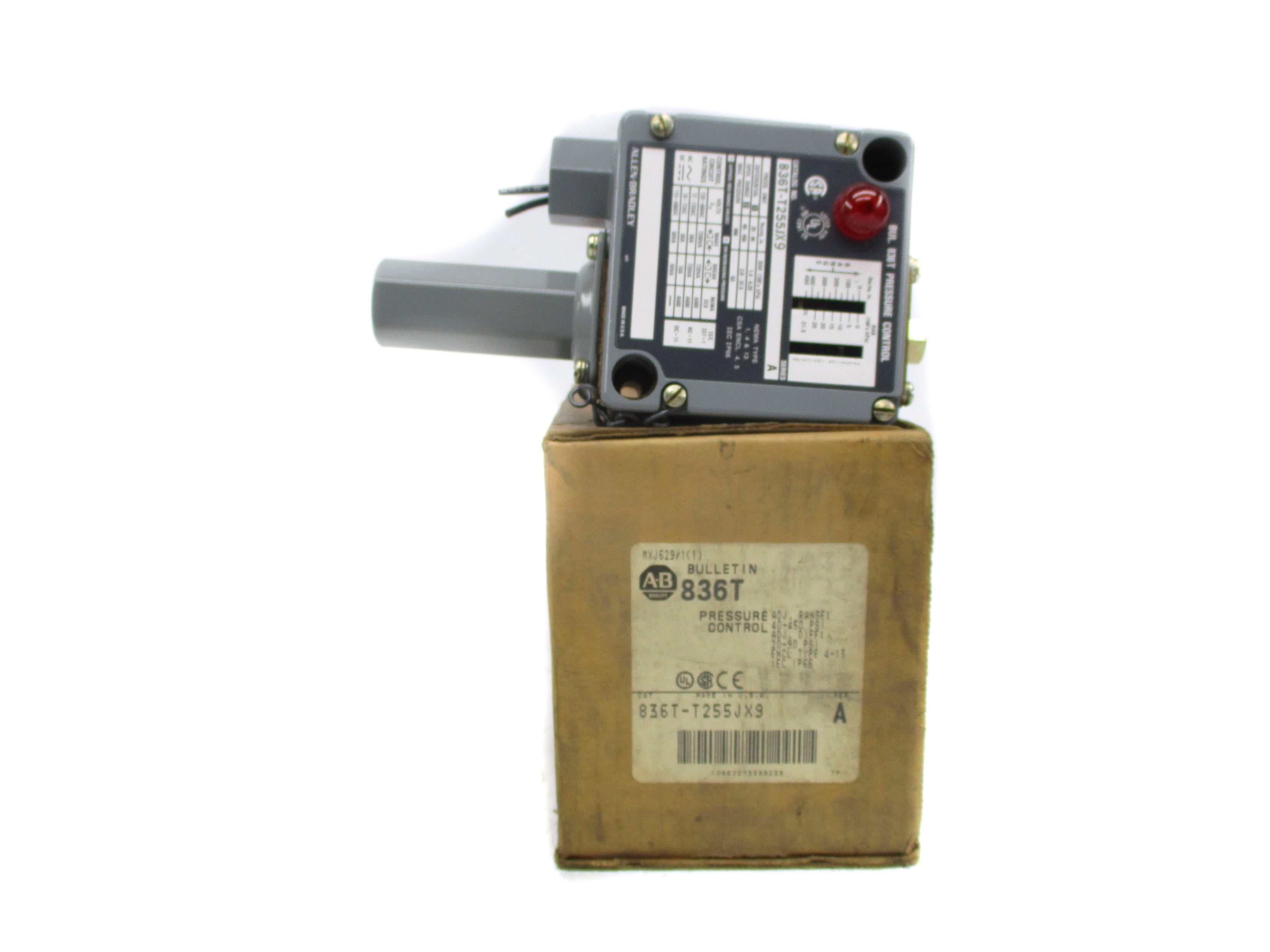 ALLEN BRADLEY 836T-T255JX9 SER. A (BR/WH) NSMP