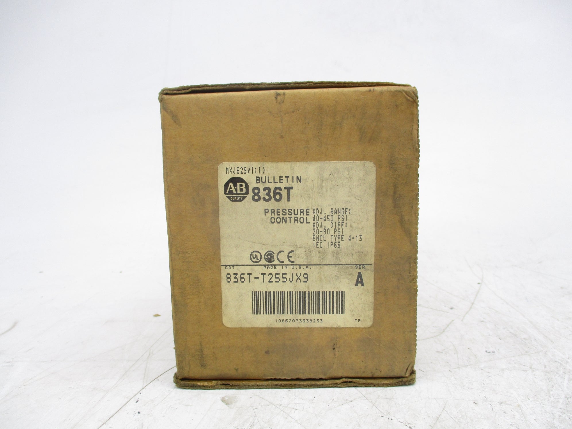 ALLEN BRADLEY 836T-T255JX9 SER. A (BR/WH) NSMP