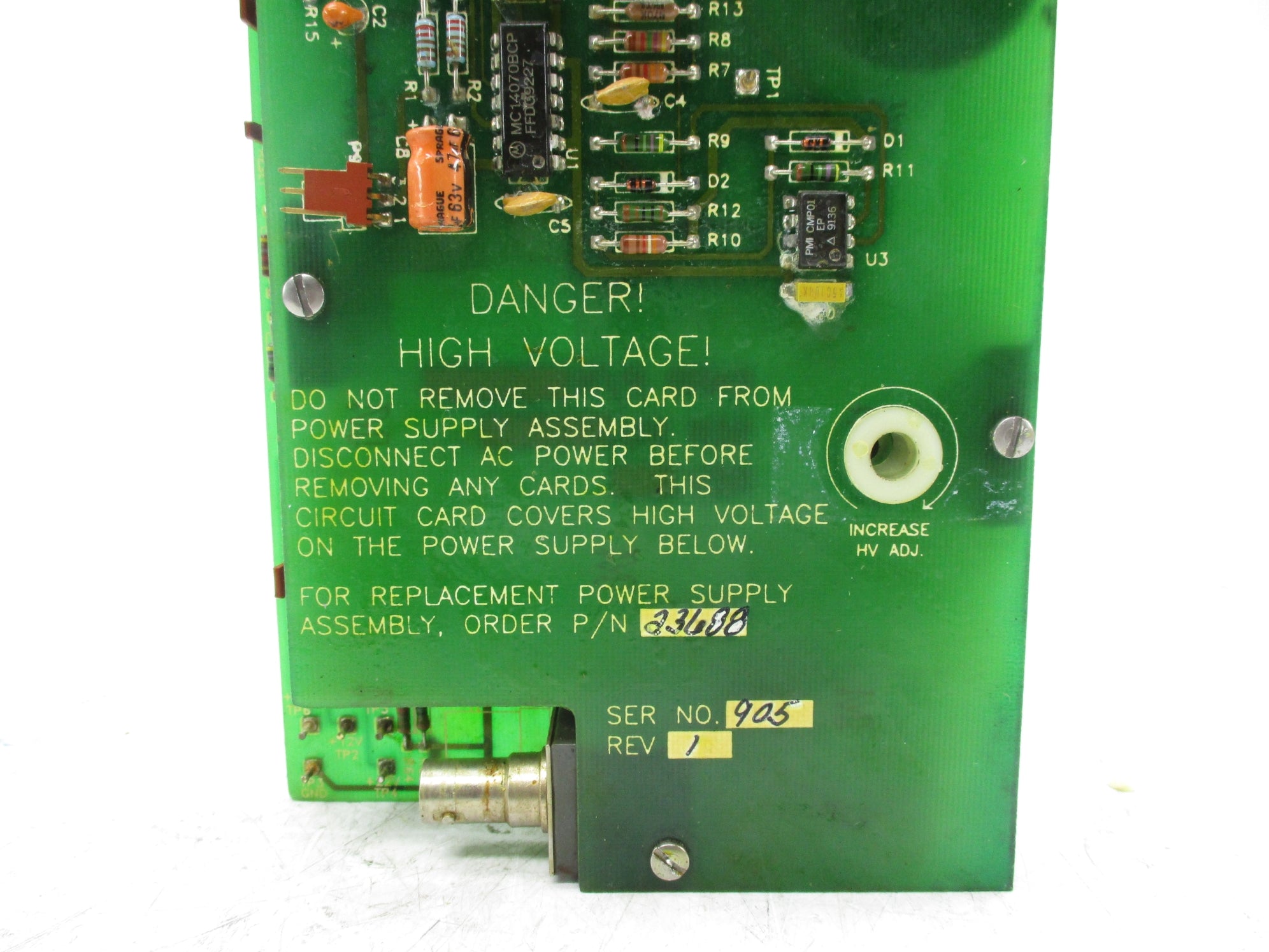 INDUSTRIAL DYNAMICS 23688 REV. 1 UNMP
