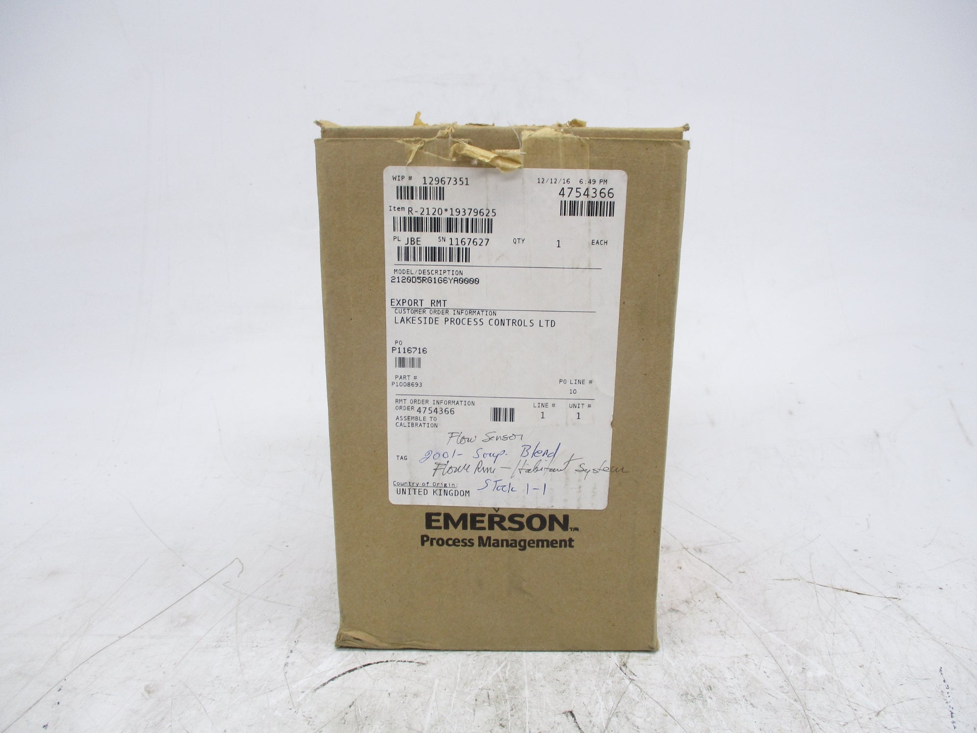 ROSEMOUNT 2120D5RG1G6YA0000 NSMP