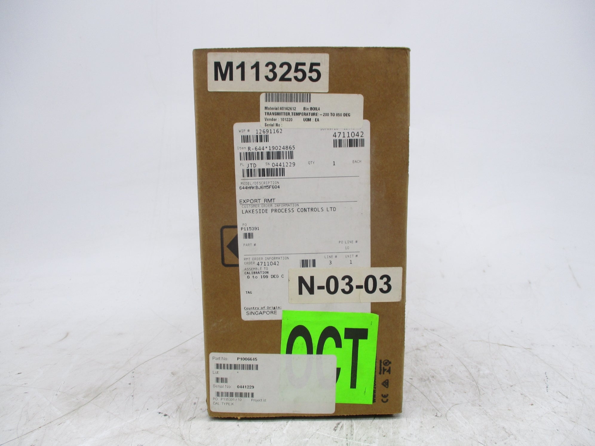 ROSEMOUNT 644HAKBJ6M5F6Q4 NSMP